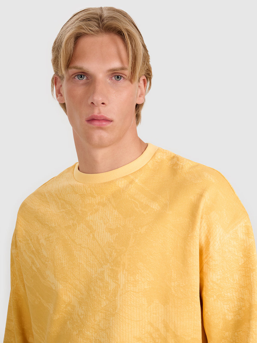 Bluza dresowa nierozpinana bez kaptura męska