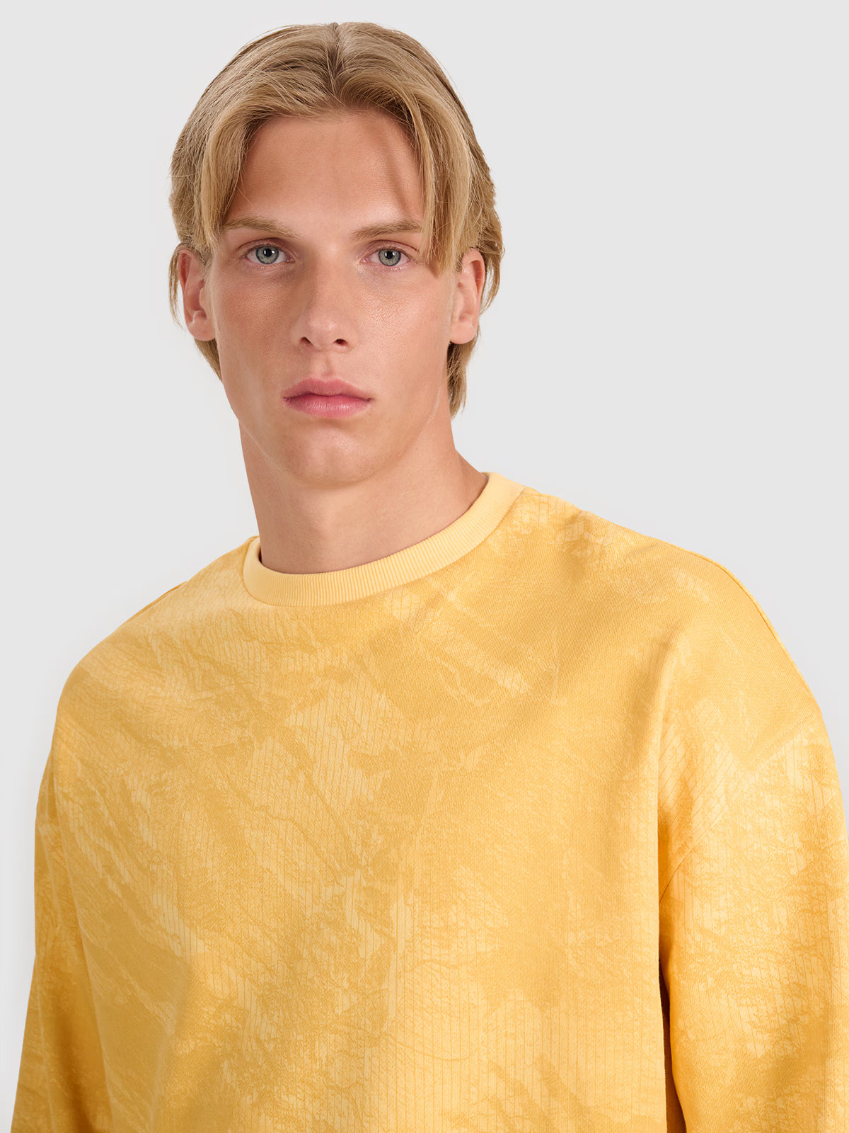 Bluza dresowa nierozpinana bez kaptura męska