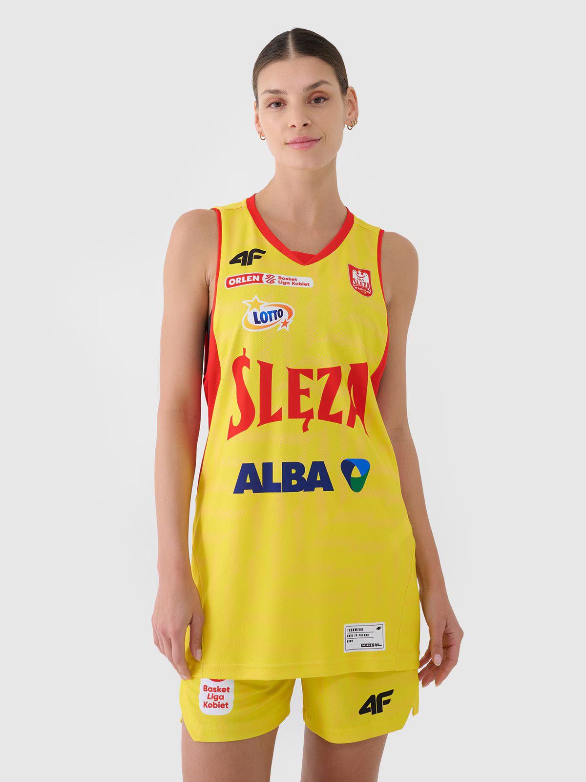 Koszulka meczowa replika domowa z sezonu 2024/25 damska 4F x Ślęza Wrocław