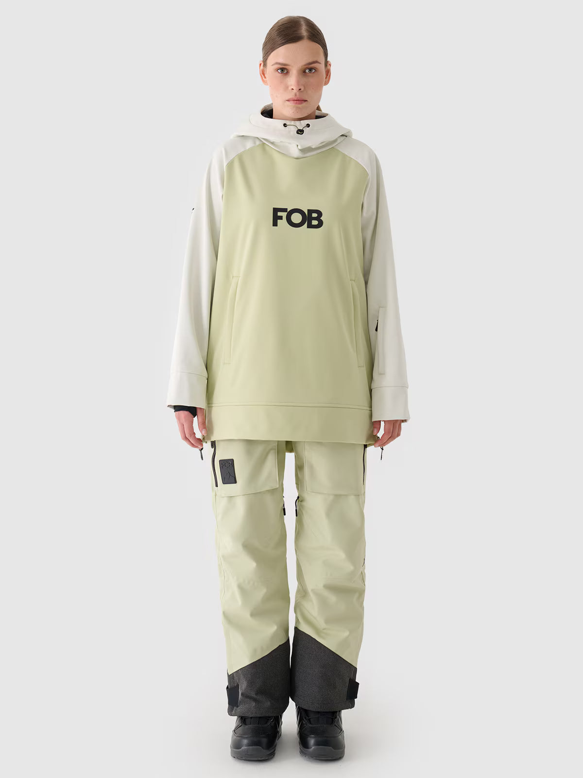 Bluza snowboardowa z softshellu membrana 5000 damska