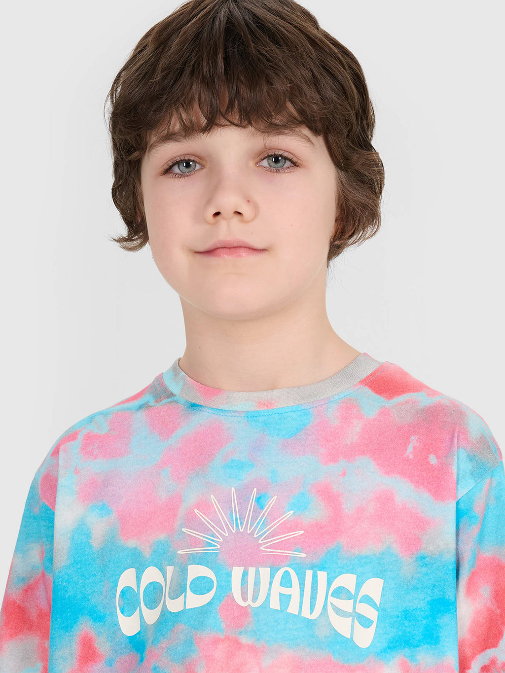 T-shirt oversize z nadrukiem chłopięcy