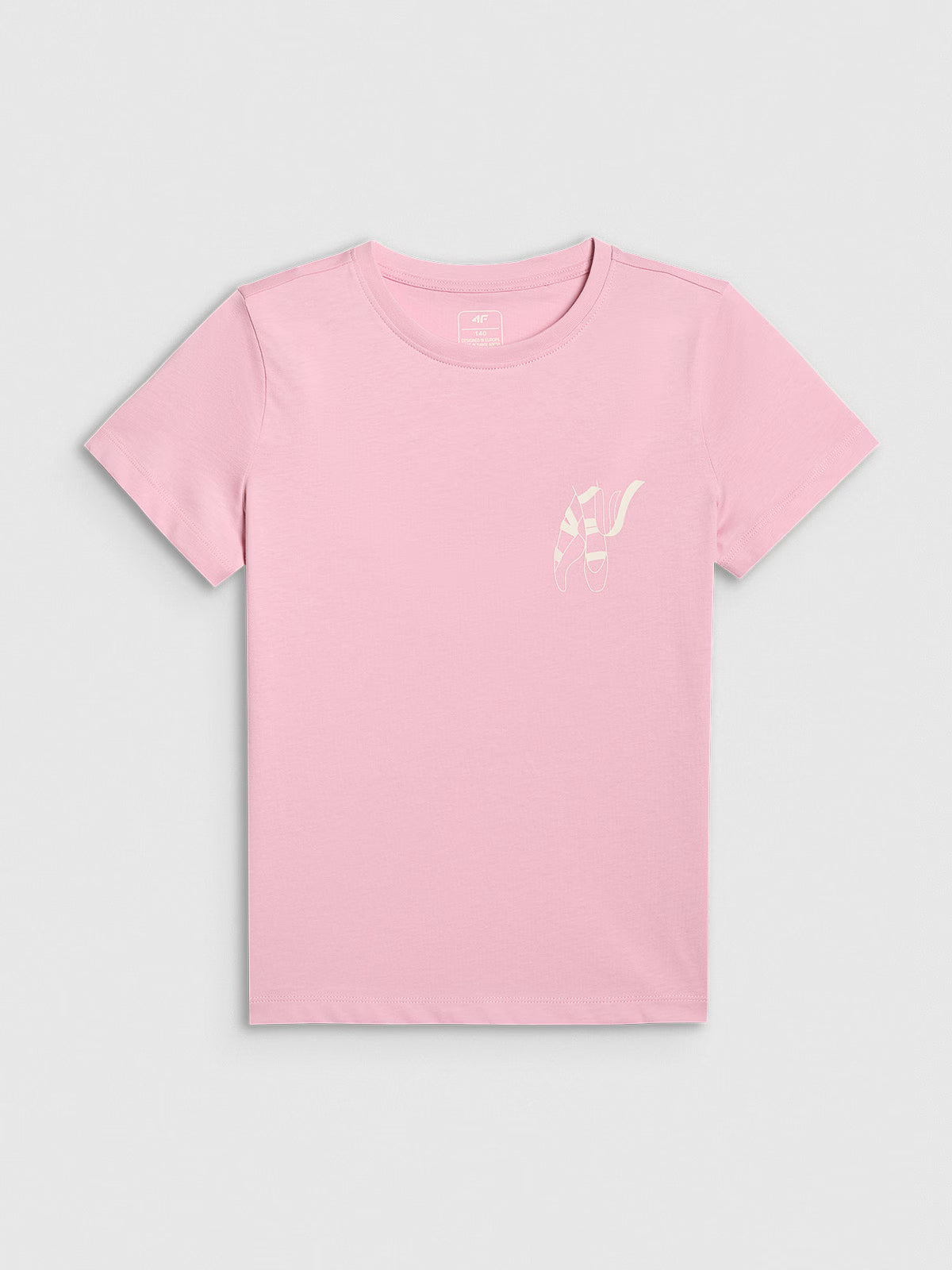 T-shirt regular z nadrukiem dziewczęcy