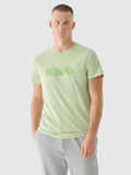 T-shirt regular z nadrukiem męski
