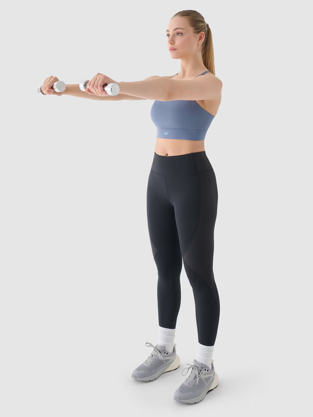 Legginsy treningowe z wysokim stanem damskie