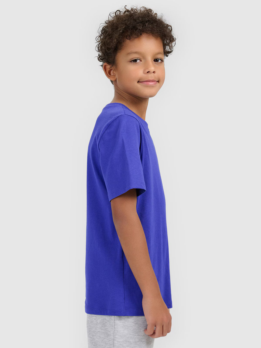 T-shirt regular gładki chłopięcy