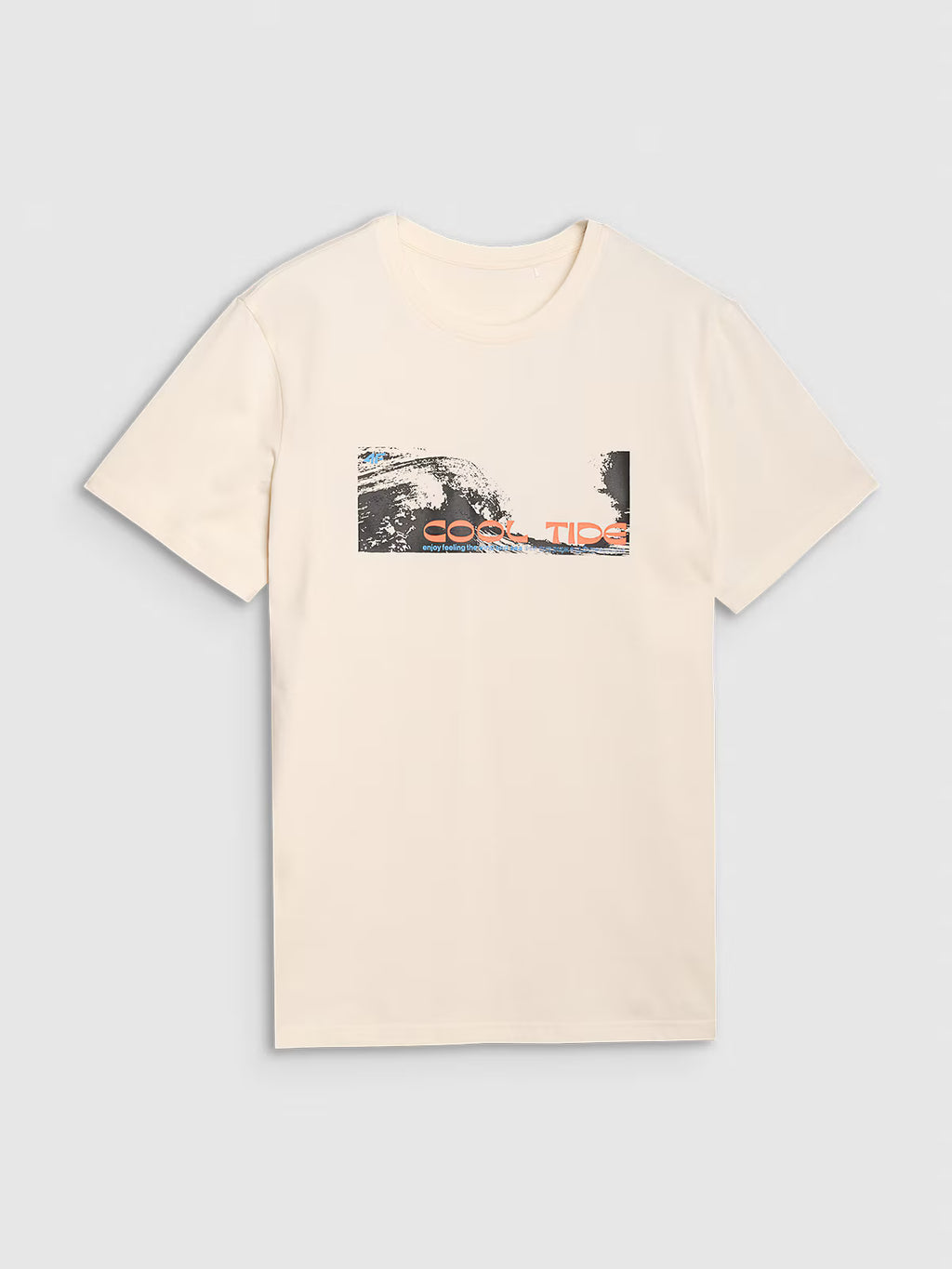T-shirt regular z nadrukiem męski