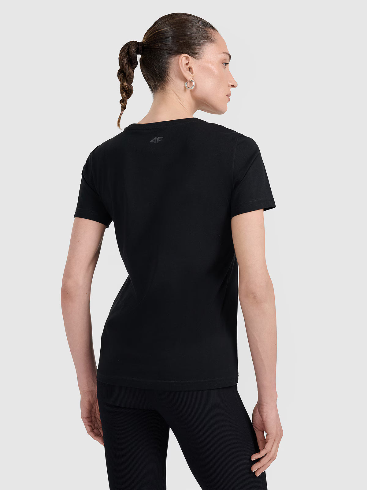 T-shirt regular z nadrukiem damski