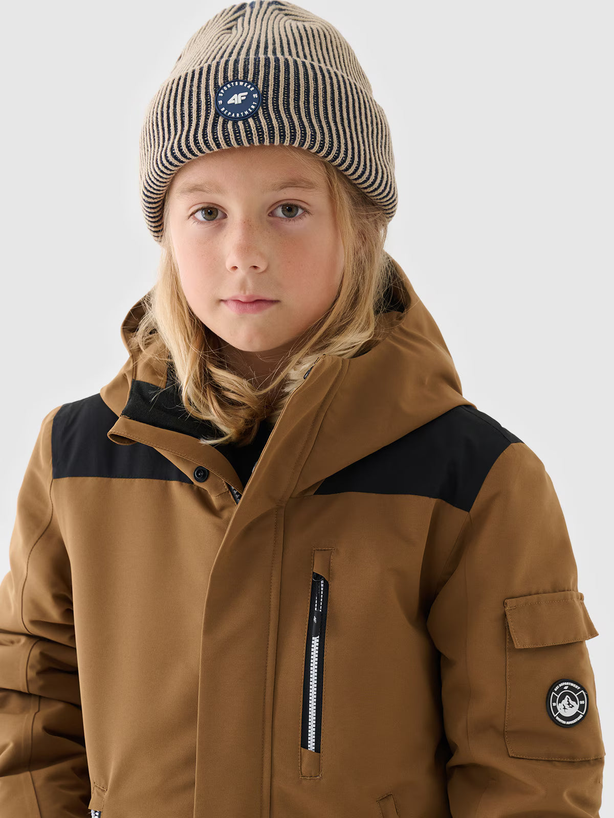 Kurtka snowboardowa membrana 8000 chłopięca