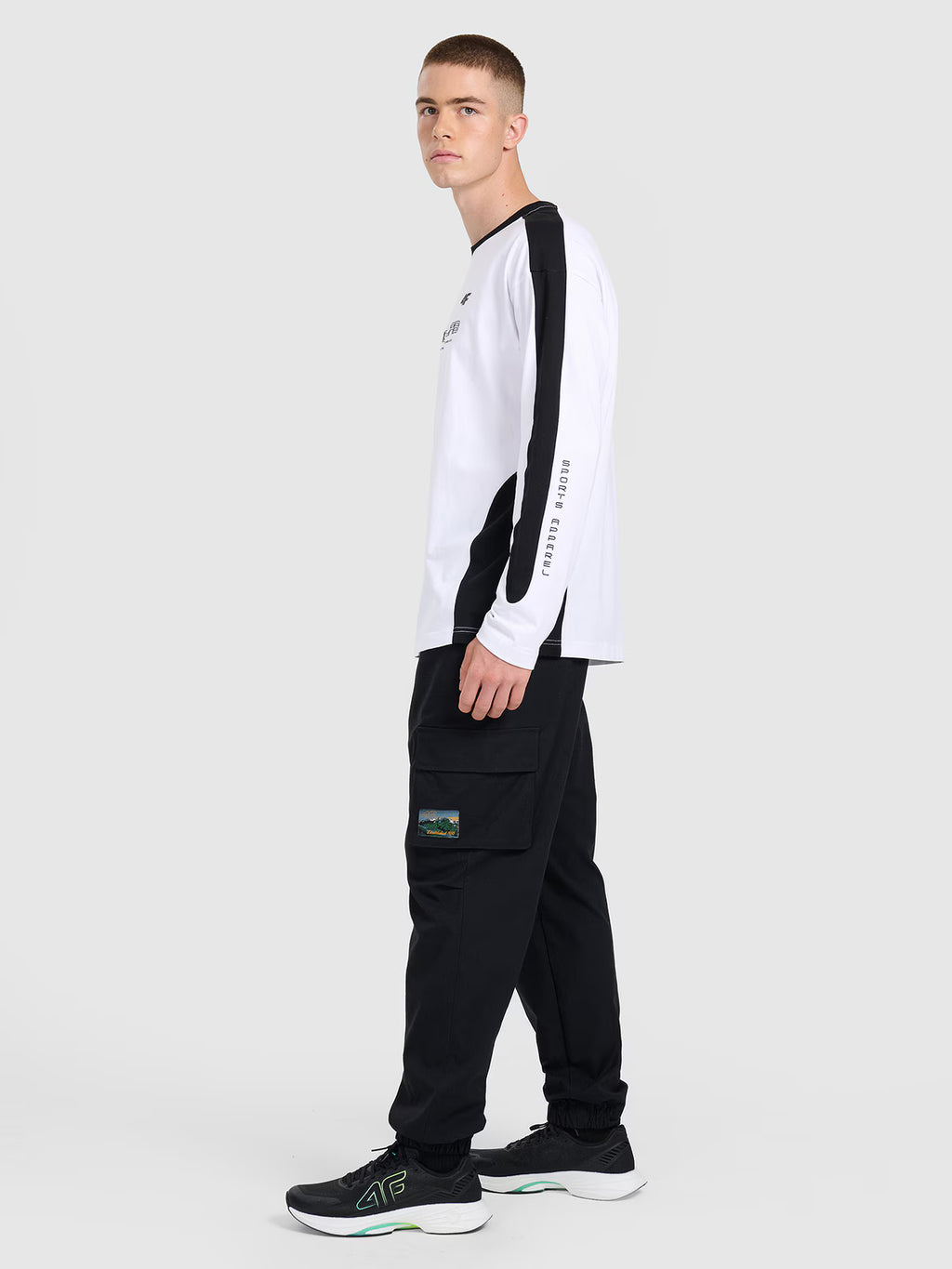 Spodnie casual cargo męskie