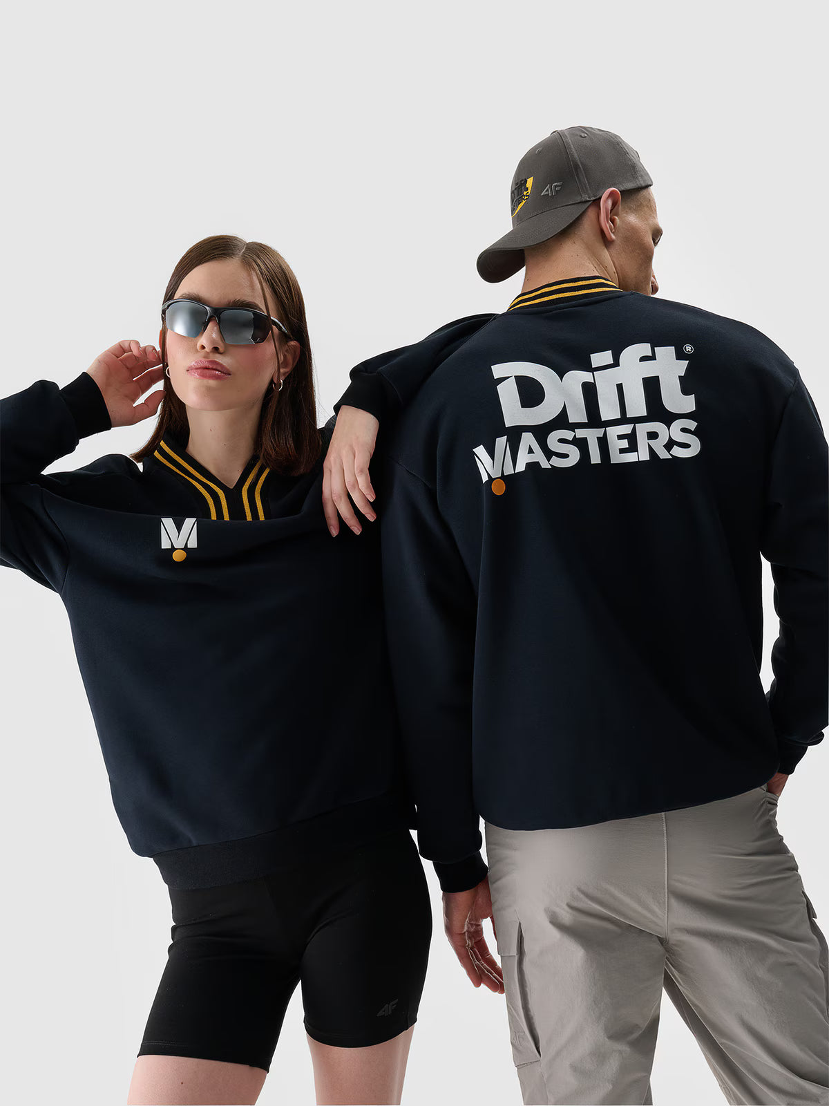 Bluza dresowa nierozpinana bez kaptura uniseks 4F x Drift Masters