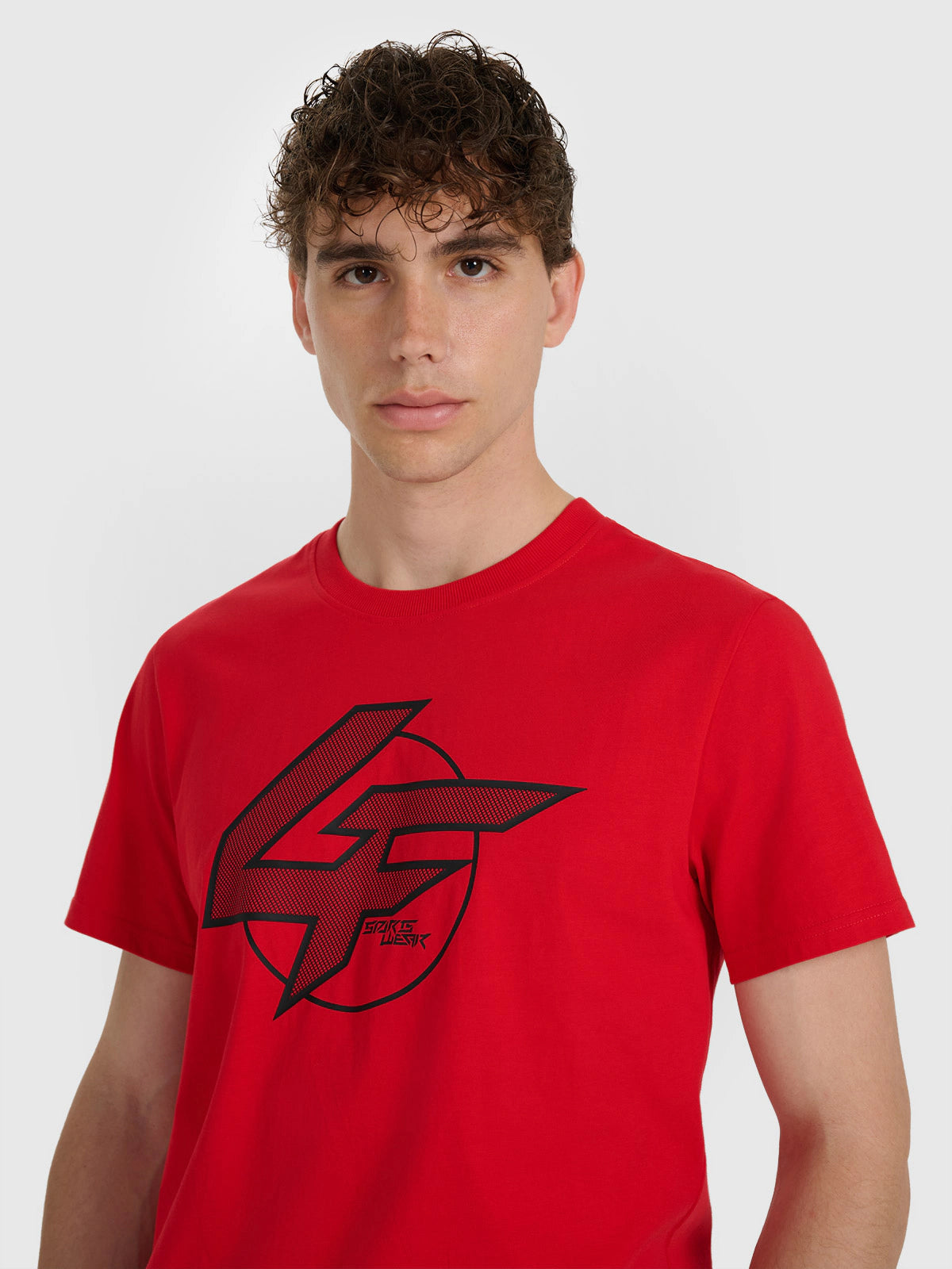T-shirt regular z nadrukiem męski