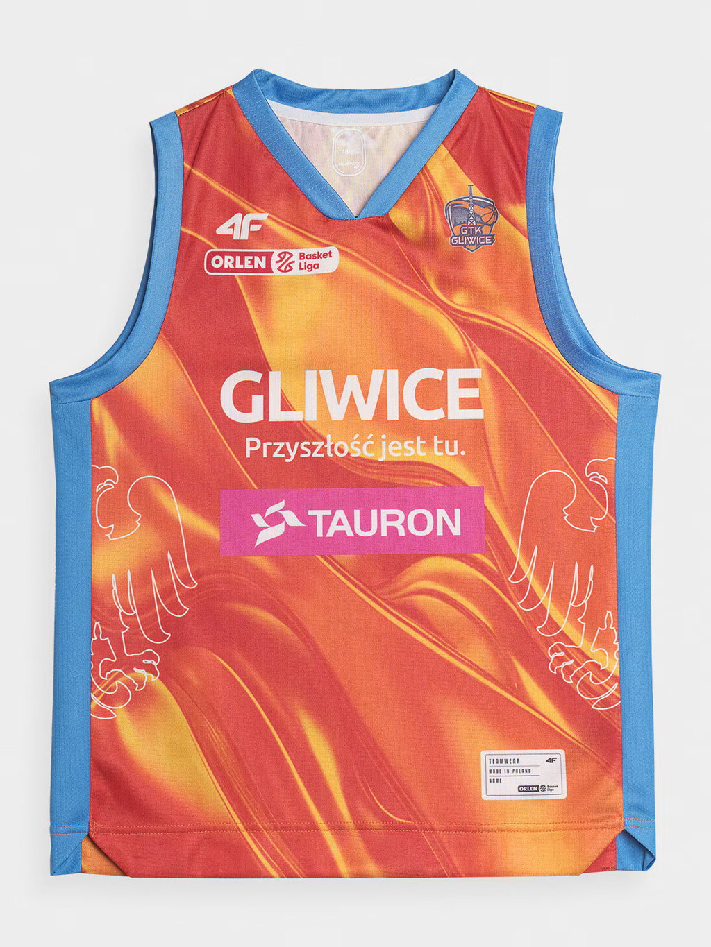 Koszulka meczowa replika domowa z sezonu 2024/25 dziecięca 4F x GTK Gliwice