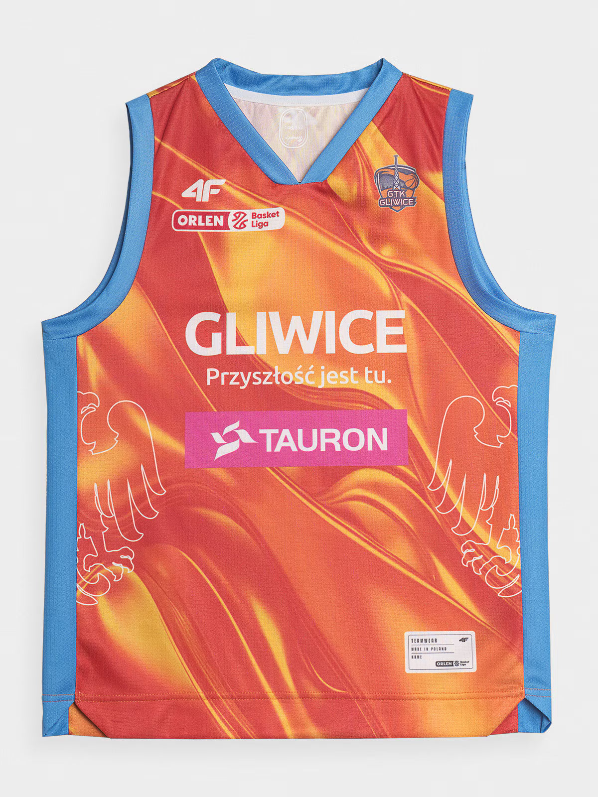 Koszulka meczowa replika domowa z sezonu 2024/25 dziecięca 4F x GTK Gliwice