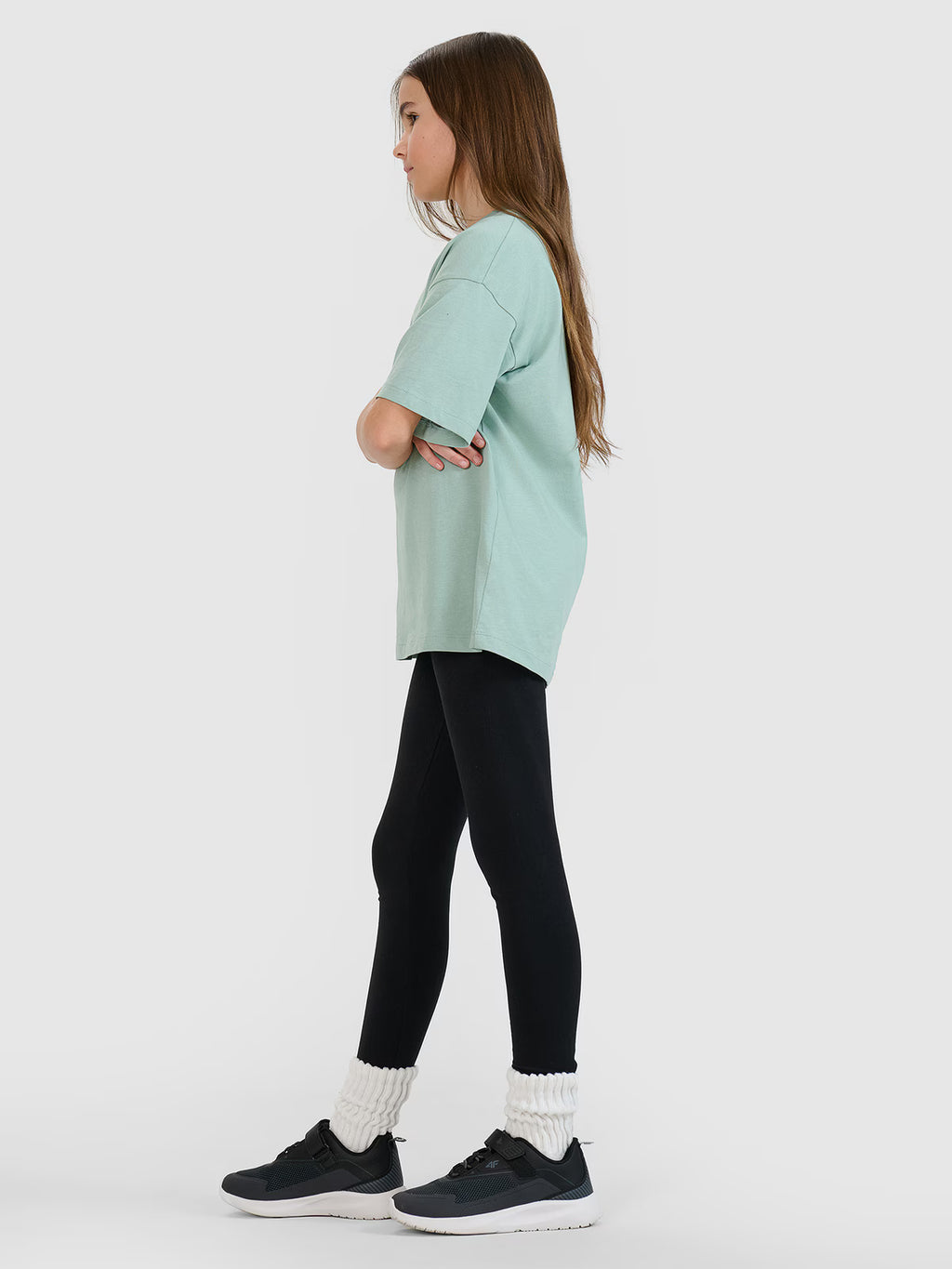 Legginsy dzianinowe dziewczęce