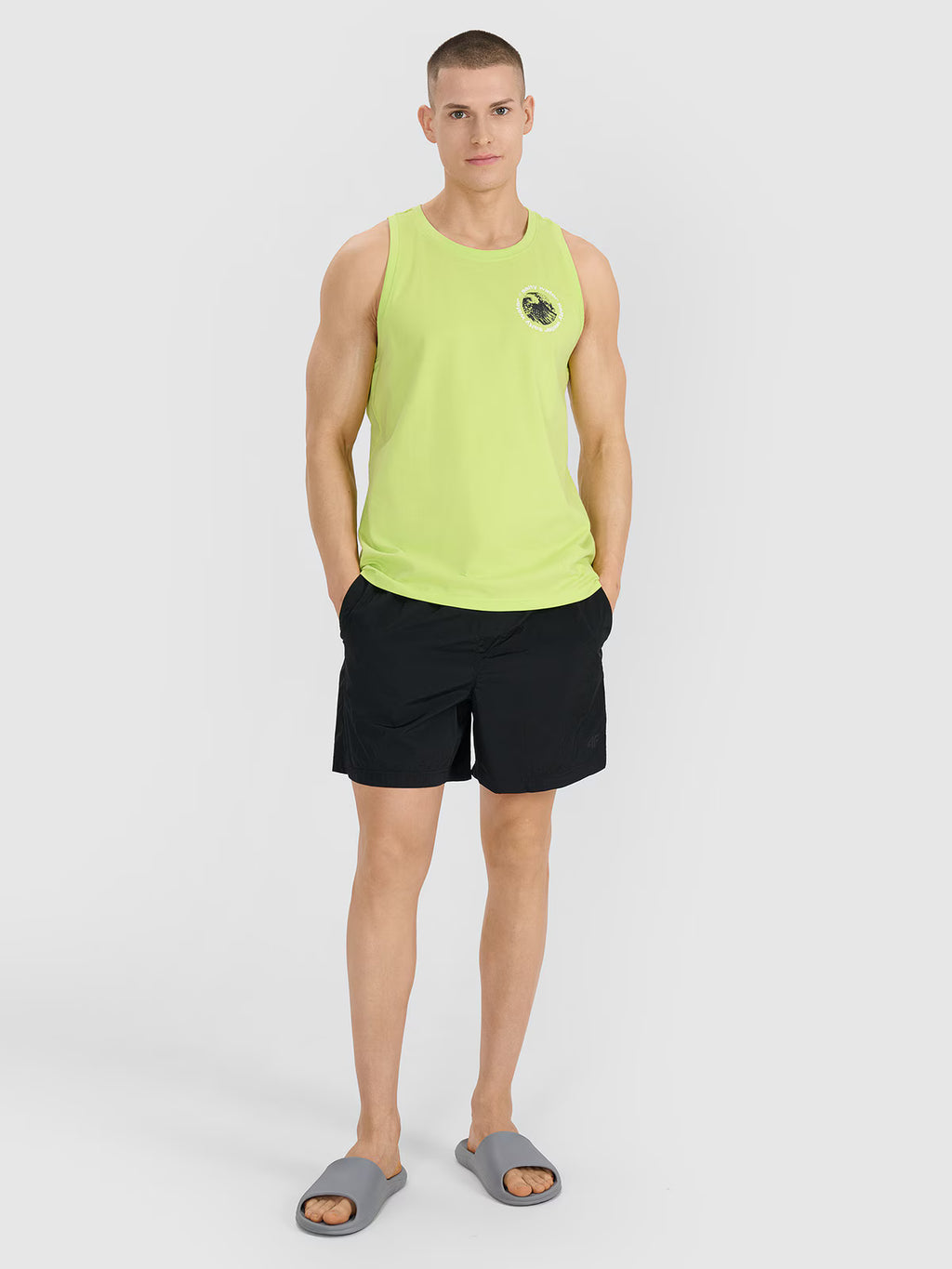 Tank top regular męski