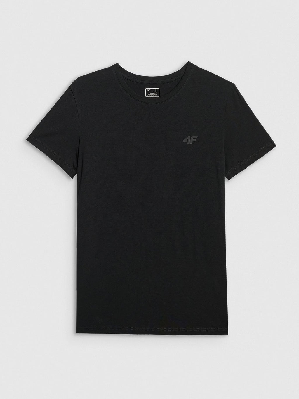 T-shirt slim gładki męski
