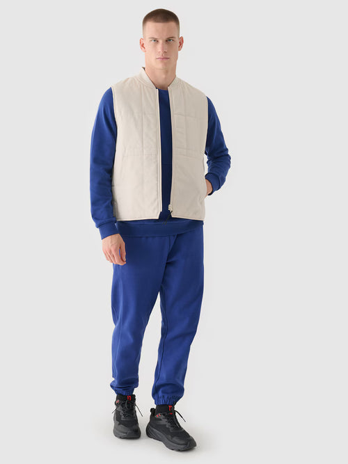 Bluza dresowa nierozpinana bez kaptura męska