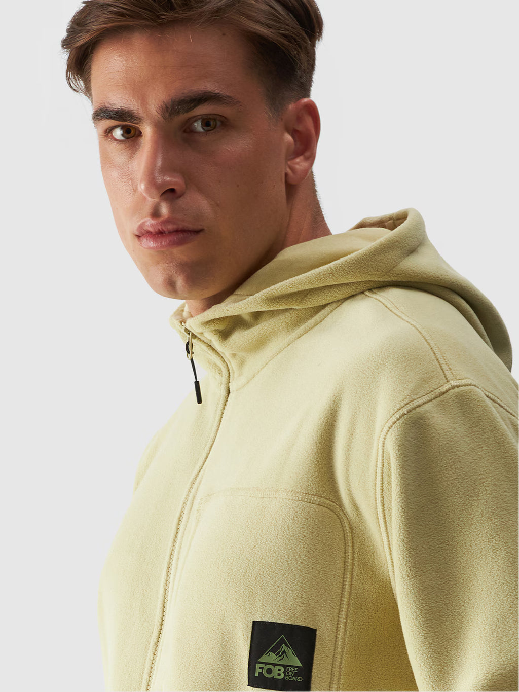 Polar z kapturem oversize męski