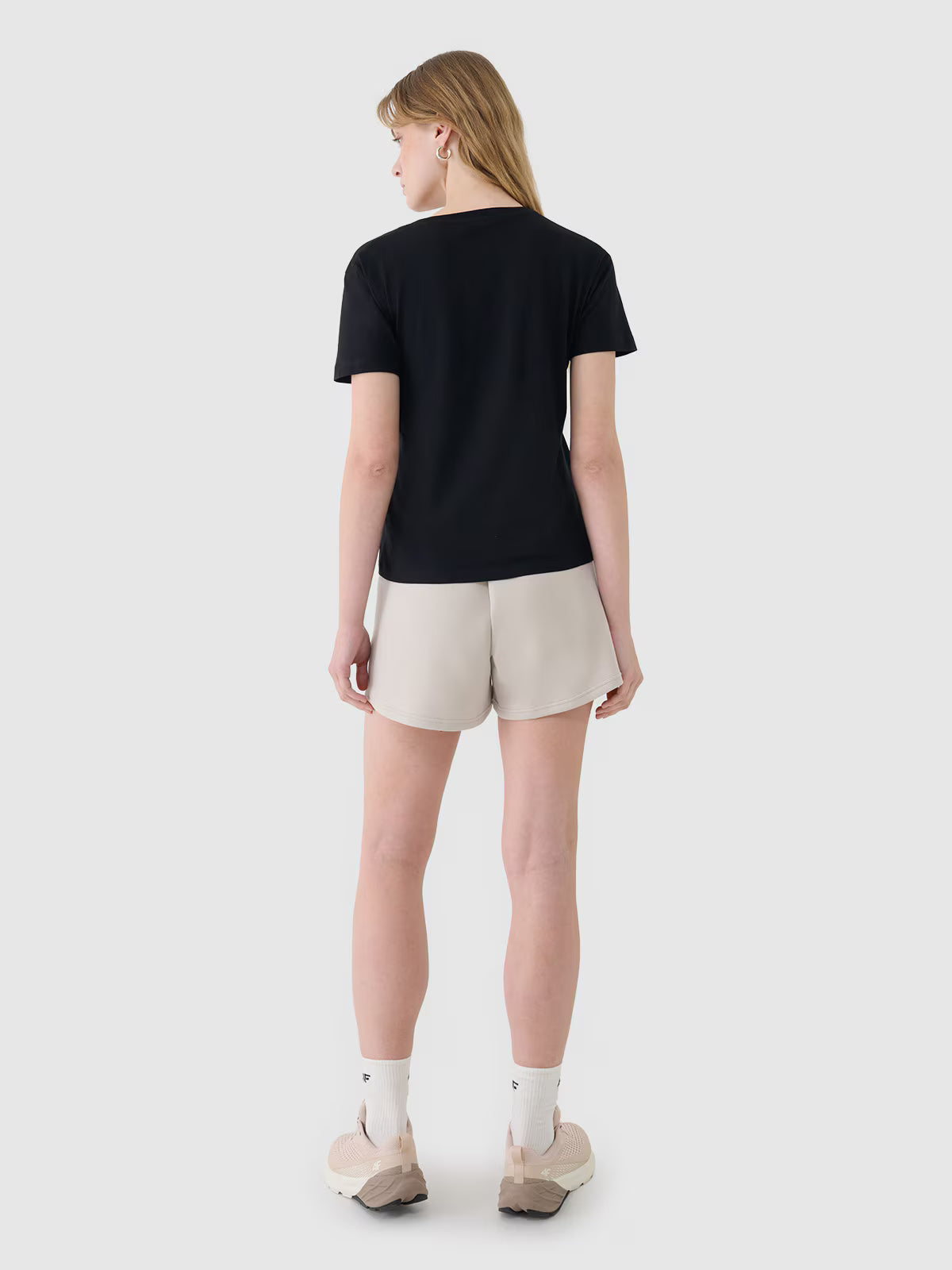 T-shirt oversize z modalem damski