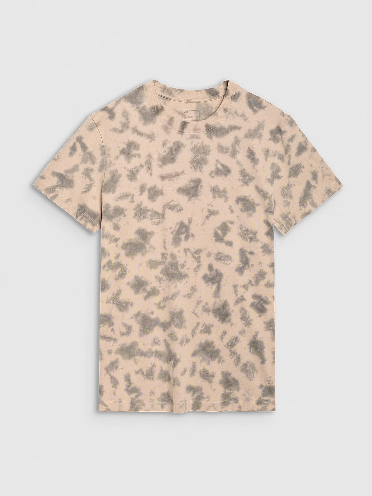 T-shirt oversize z nadrukiem męski