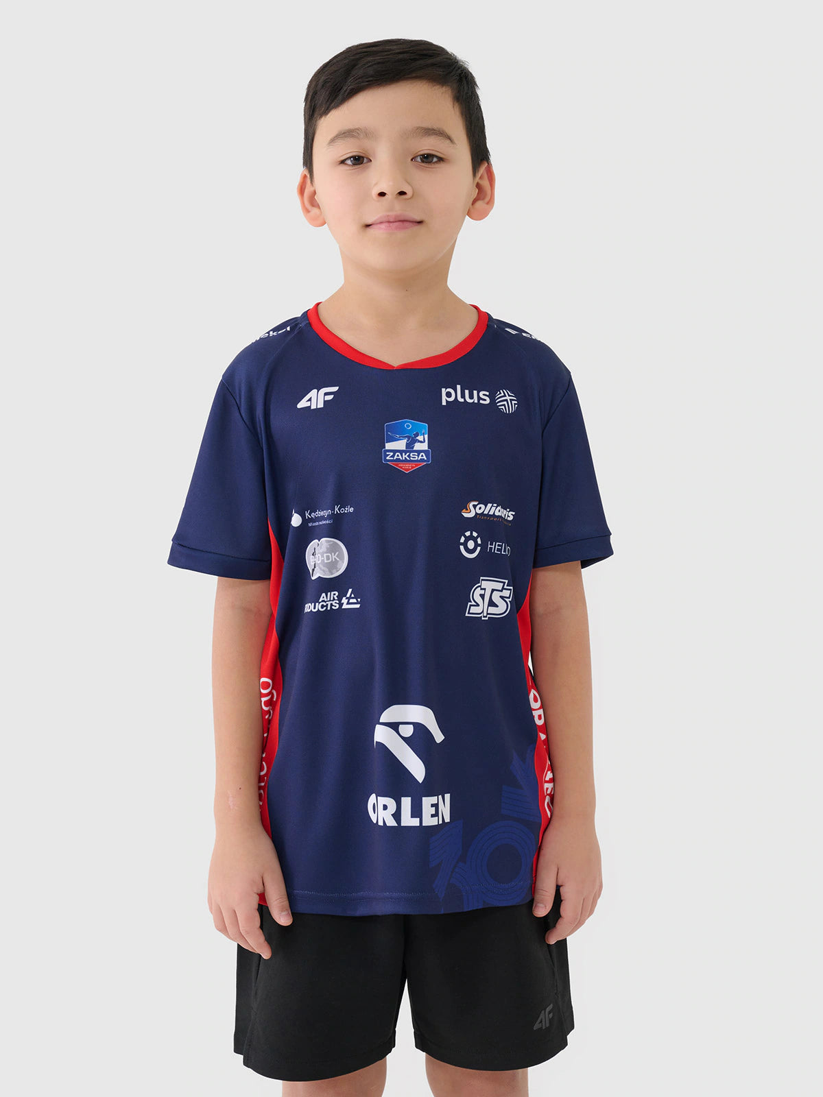 Koszulka meczowa replika wyjazdowa z sezonu 2024/2025 dziecięca 4F x Zaksa Kędzierzyn-Koźle
