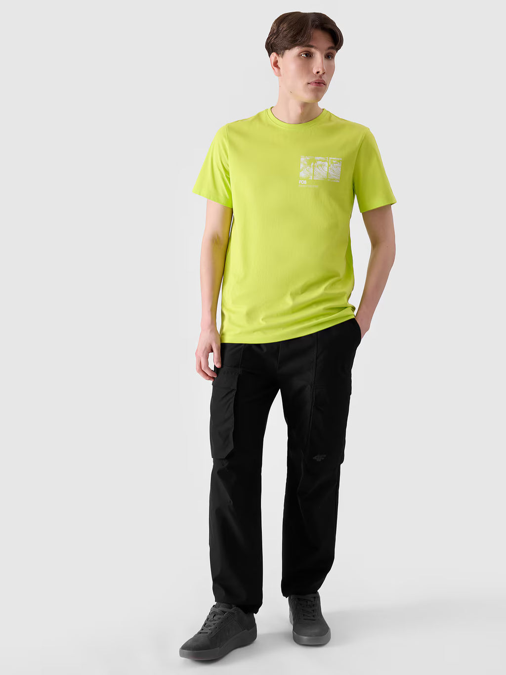 T-shirt regular z nadrukiem męski