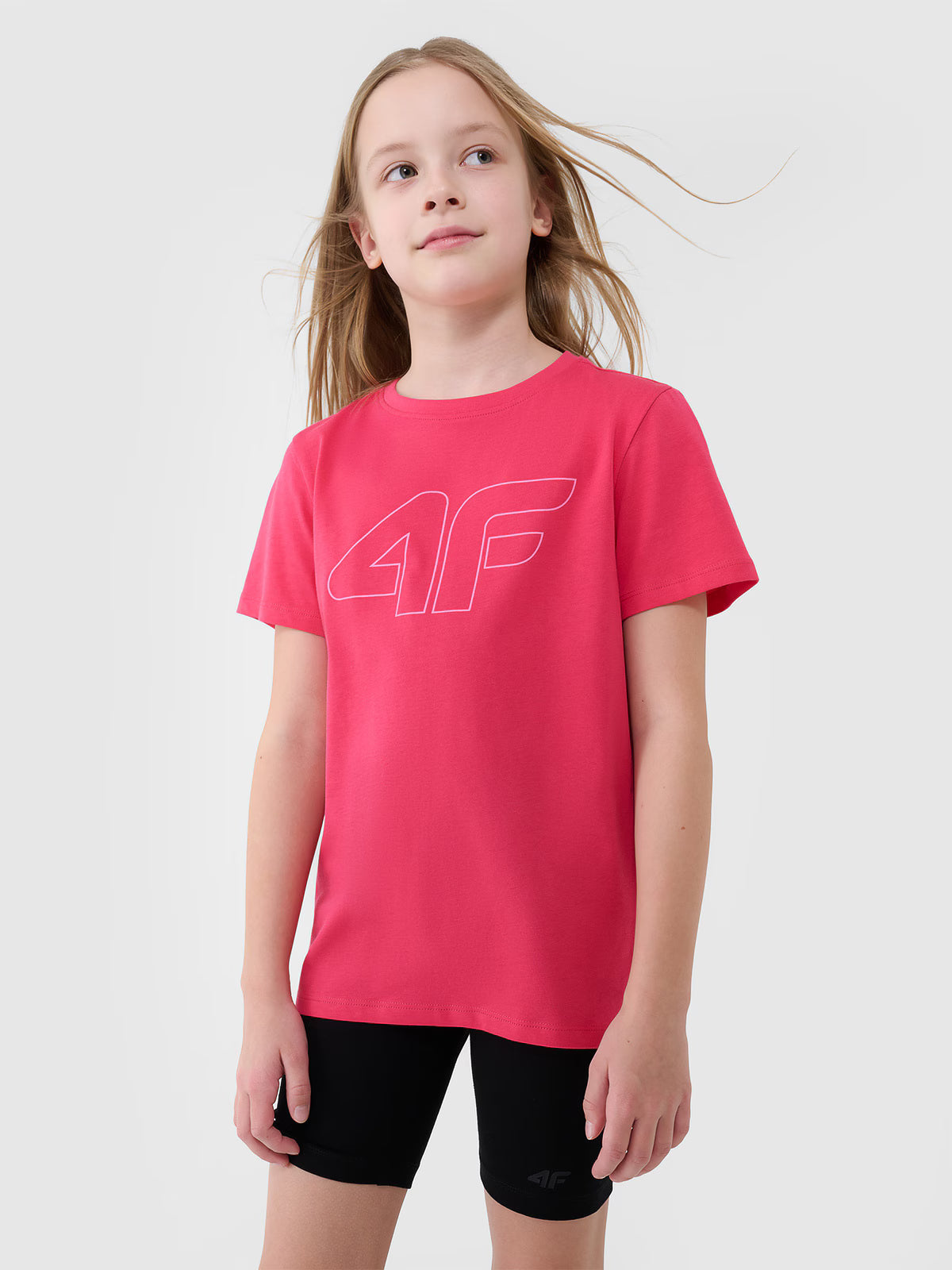 T-shirt regular z nadrukiem dziewczęcy