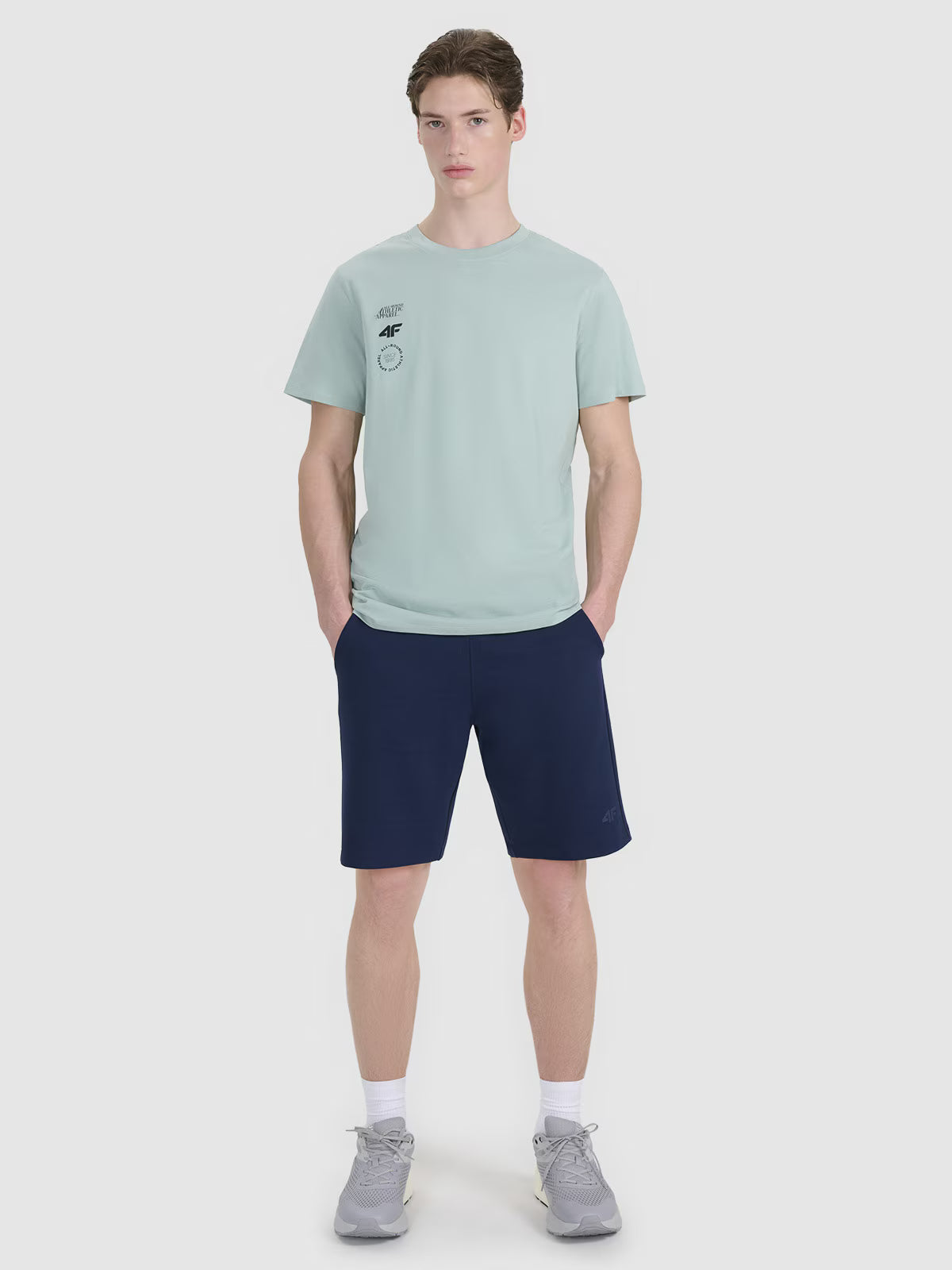 T-shirt regular z nadrukiem męski