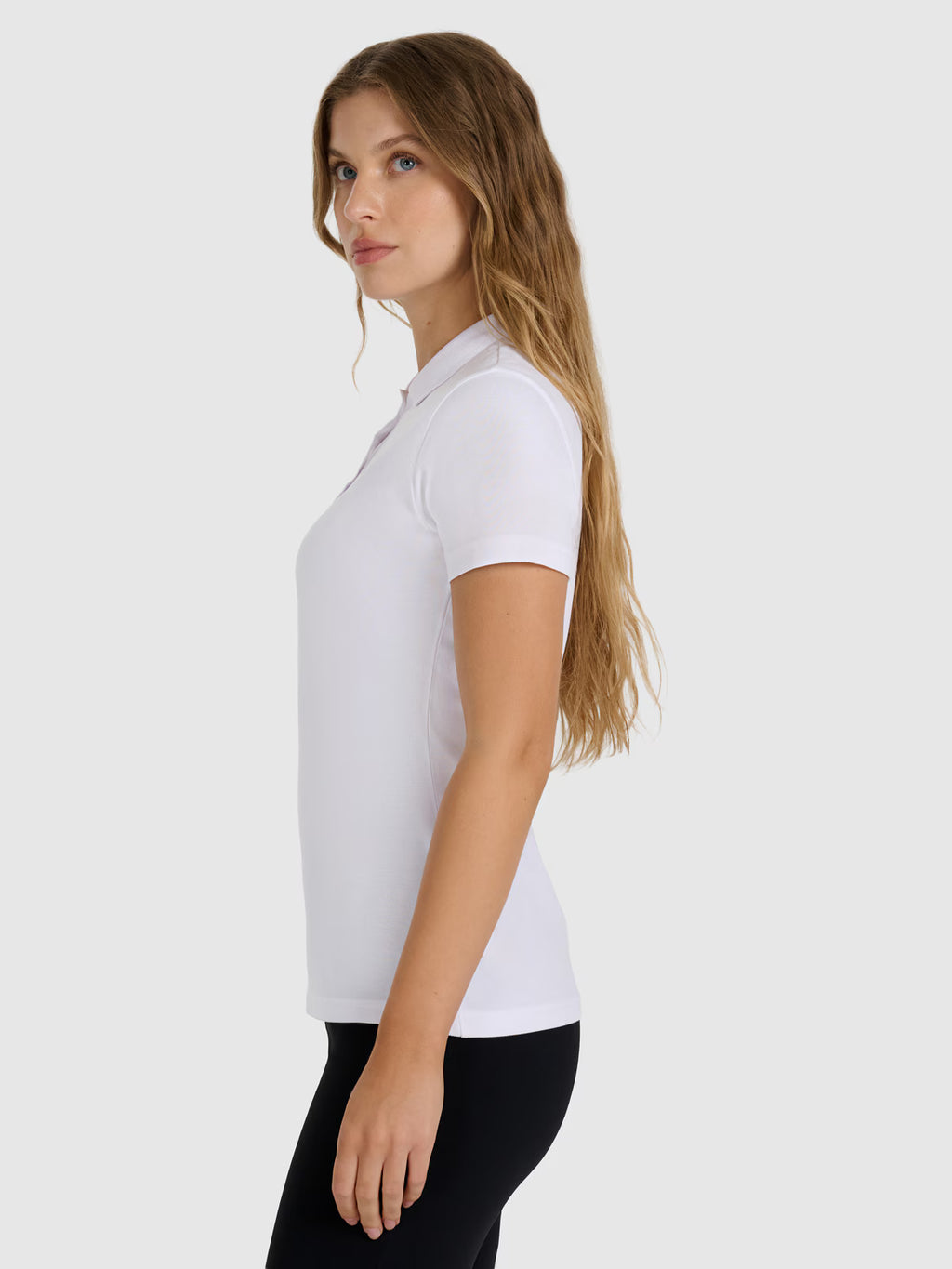Koszulka polo slim damska