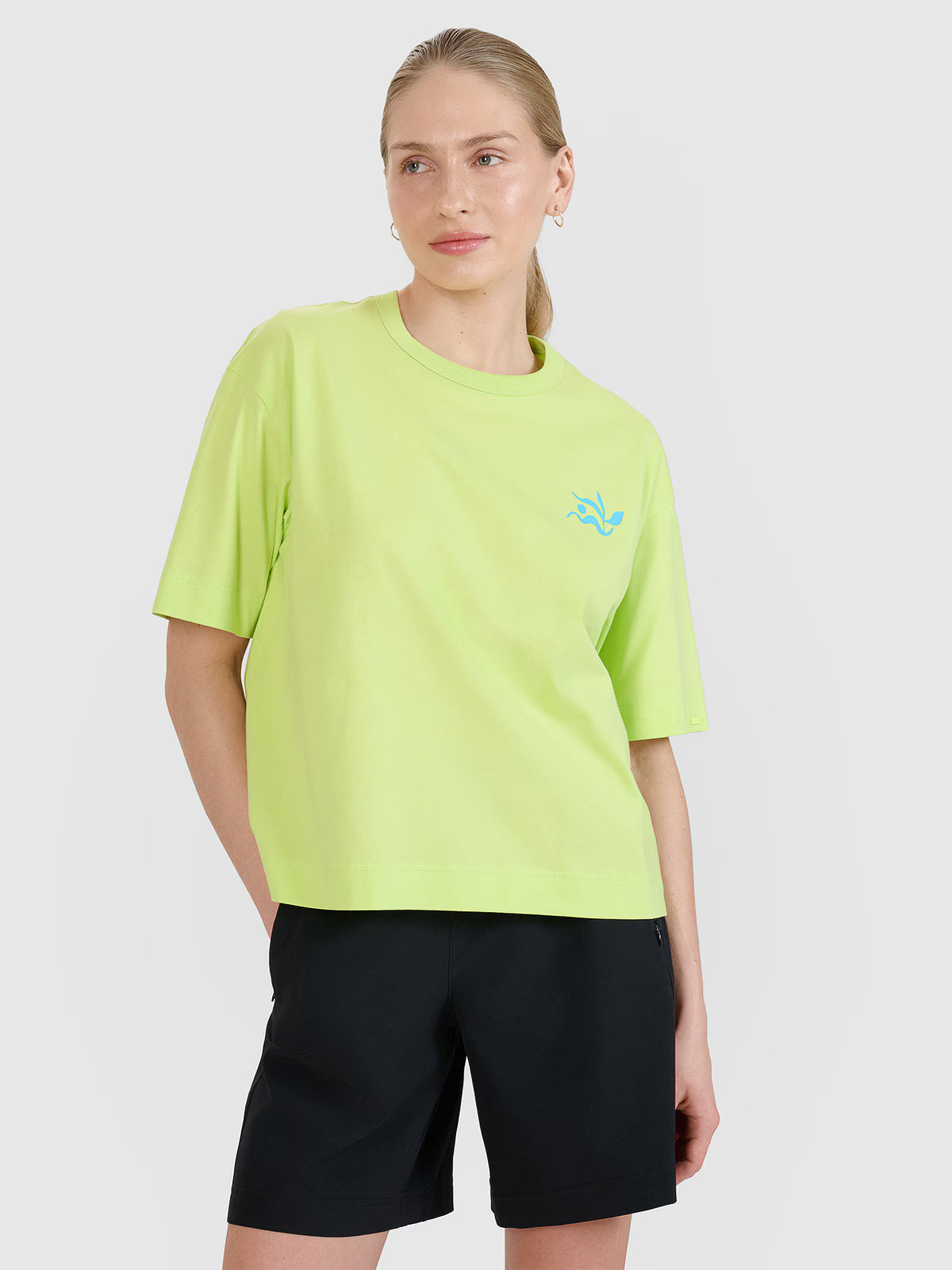 T-shirt regular z nadrukiem damski
