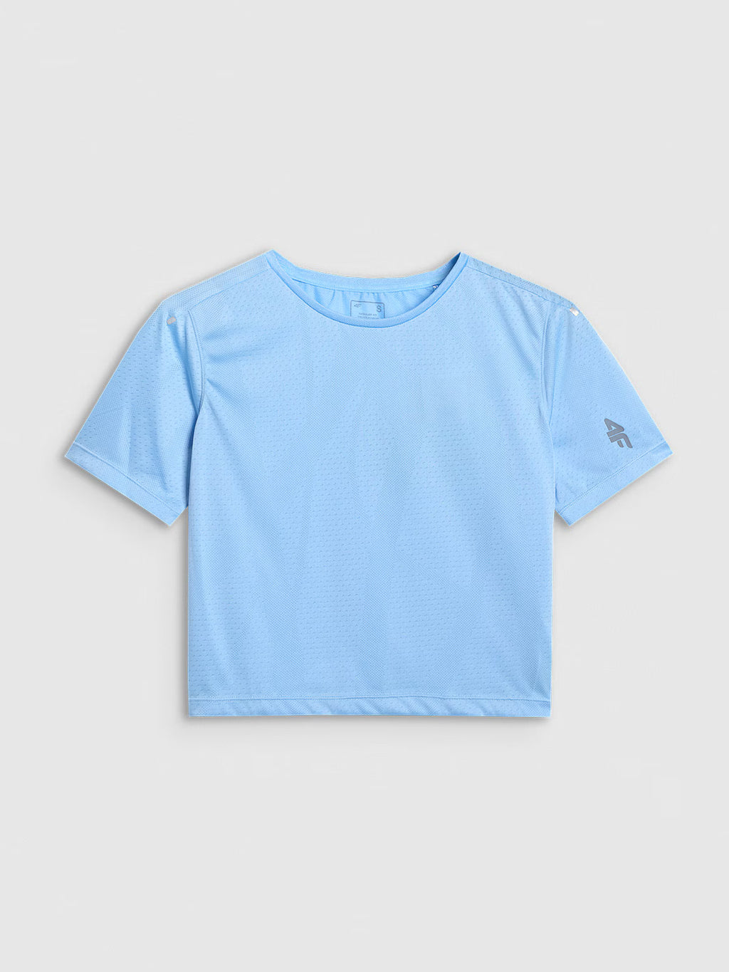 Koszulka treningowa crop-top szybkoschnąca damska