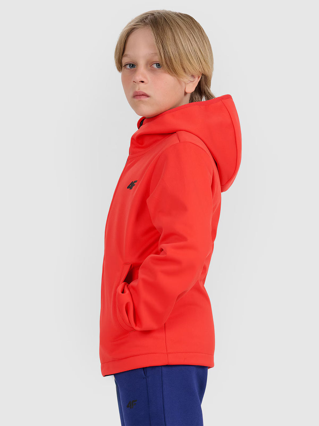 Kurtka softshell wiatroodporna membrana 5000 chłopięca