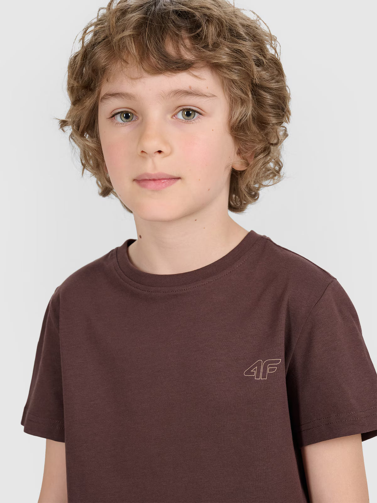 T-shirt regular gładki (2-pack) dziecięcy