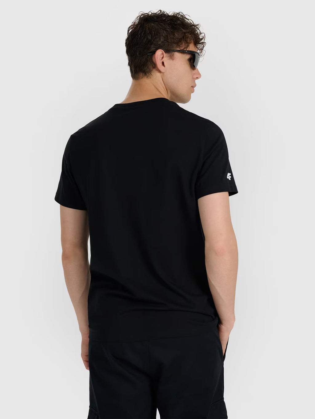 T-shirt regular z nadrukiem męski