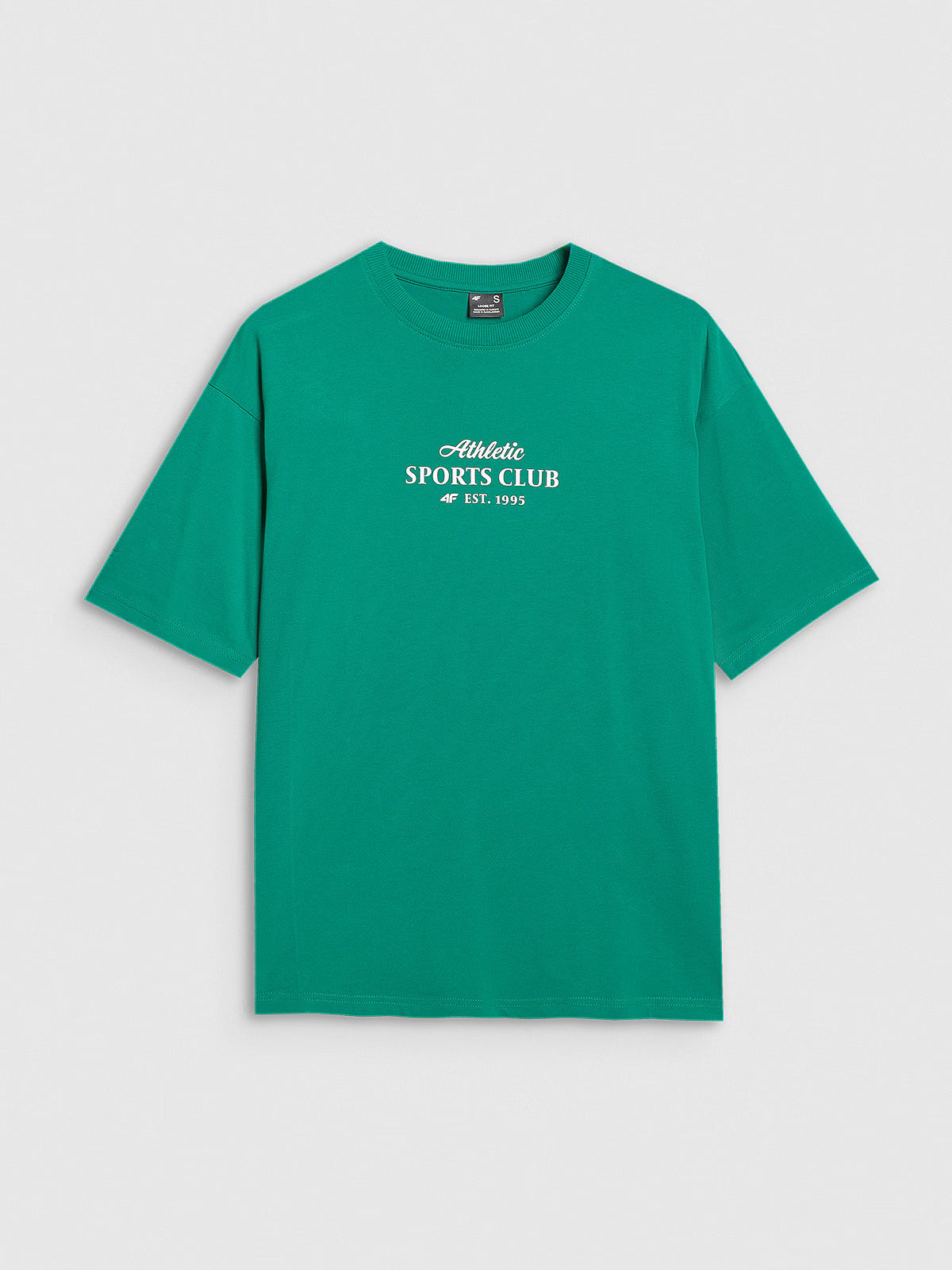 T-shirt oversize z nadrukiem damski