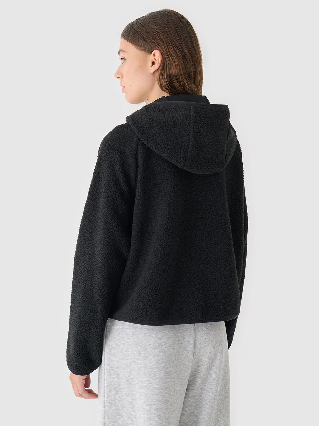 Polar sherpa z kapturem damski
