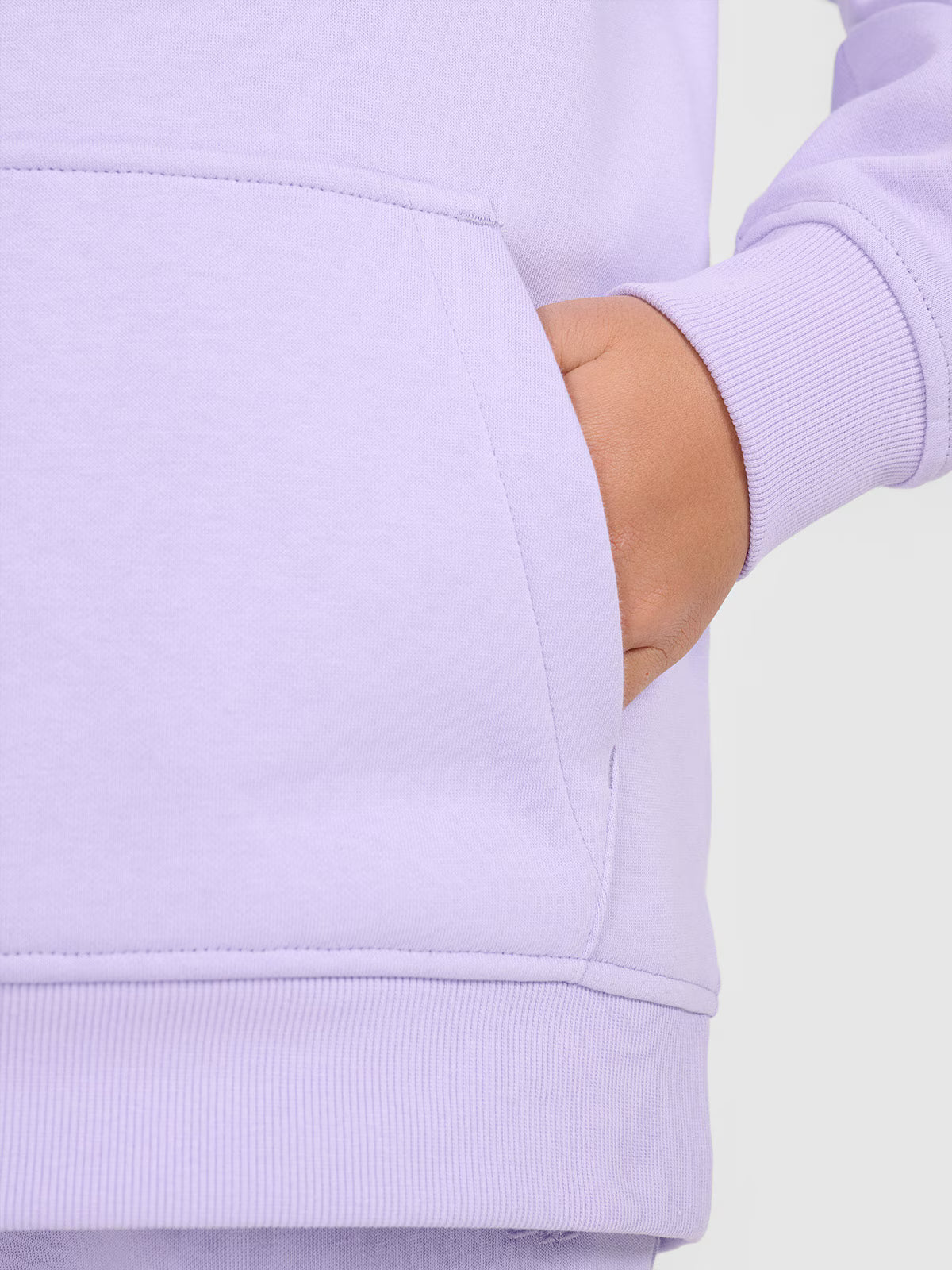 Bluza dresowa regular z kapturem dziewczęca