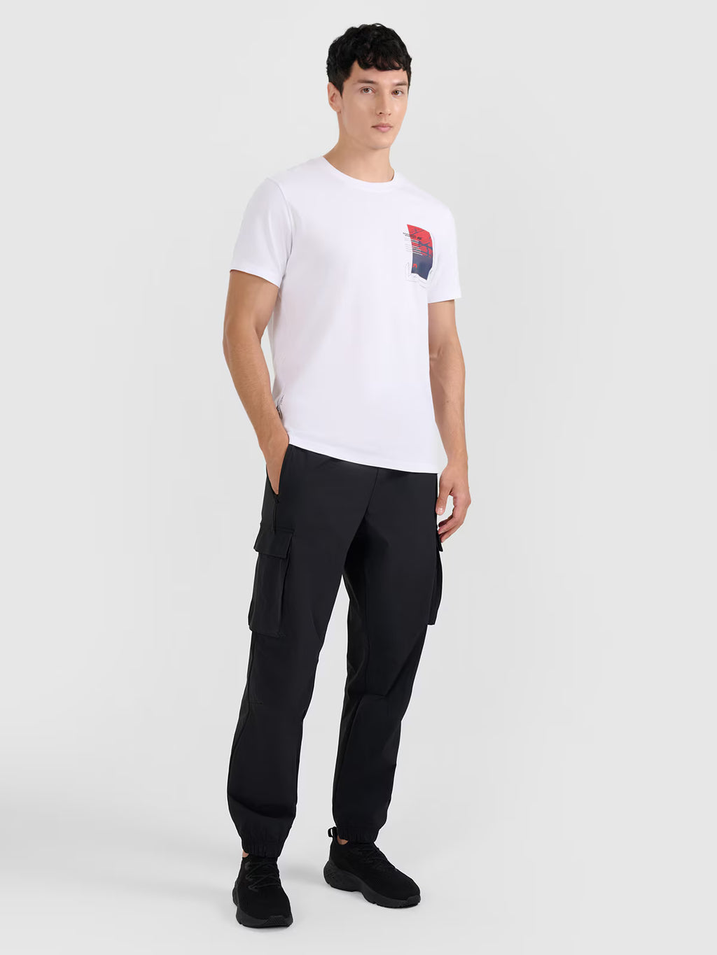 Spodnie casual cargo męskie