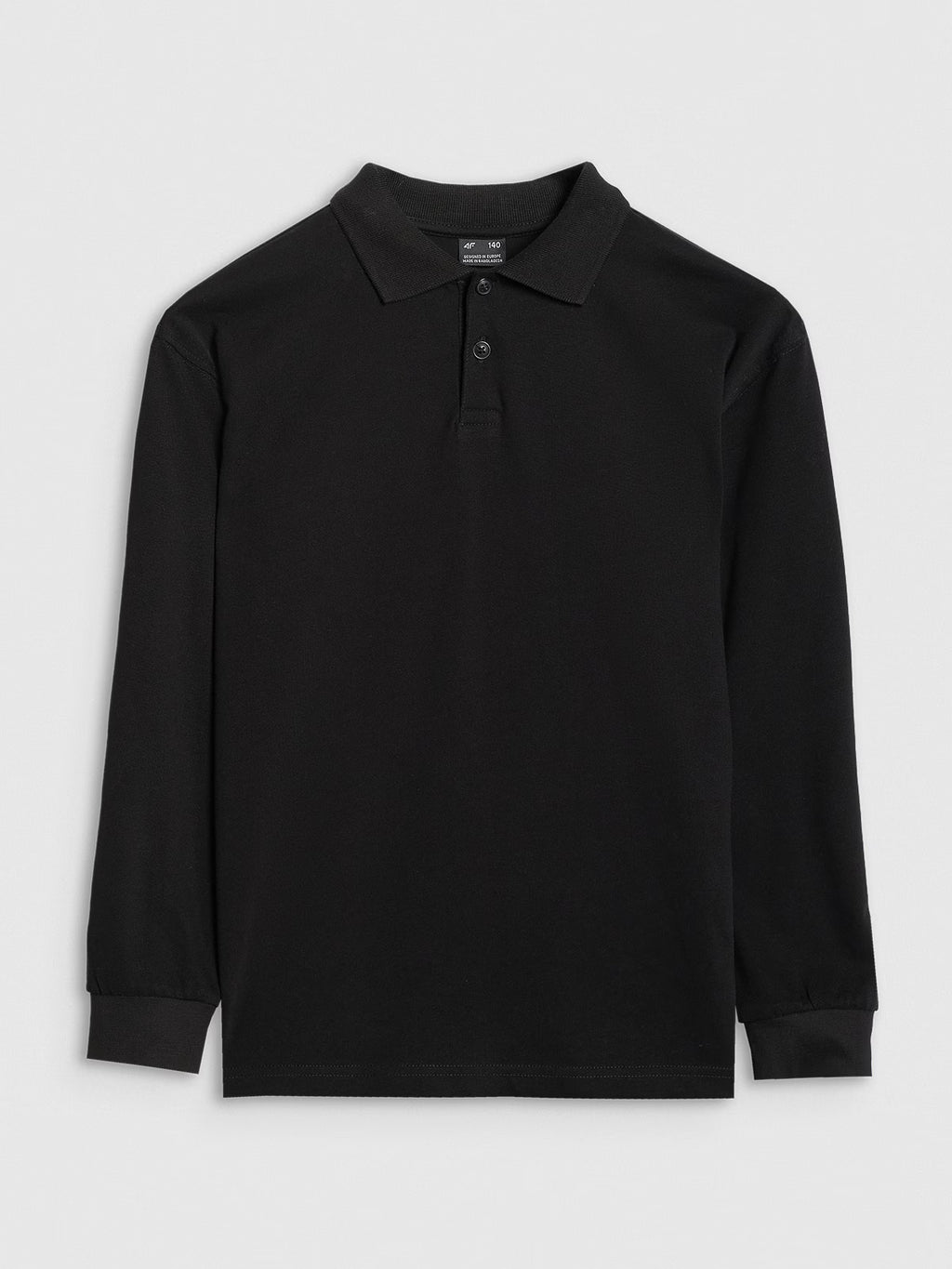 Longsleeve polo regular chłopięcy