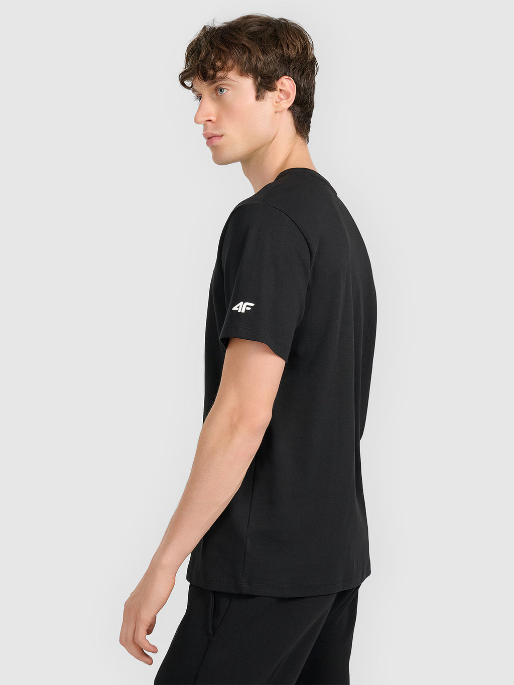 T-shirt regular z nadrukiem męski 4F x Robert Lewandowski