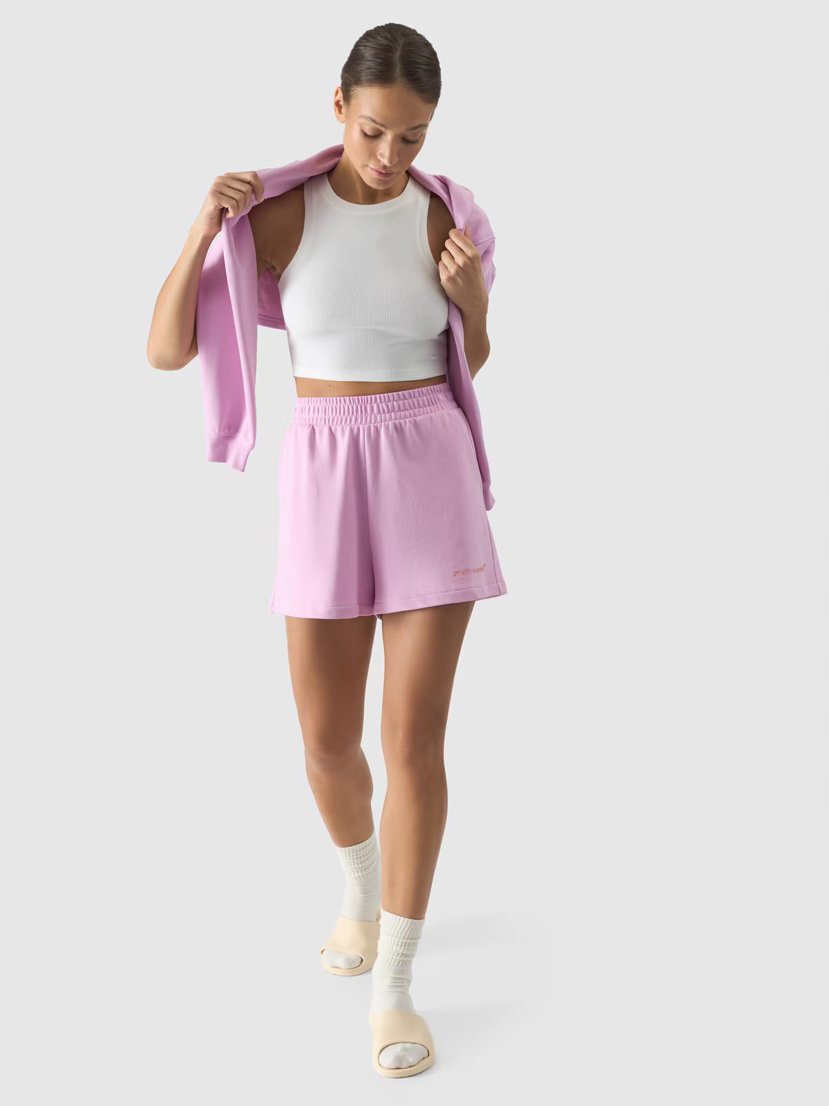 Crop top slim damski