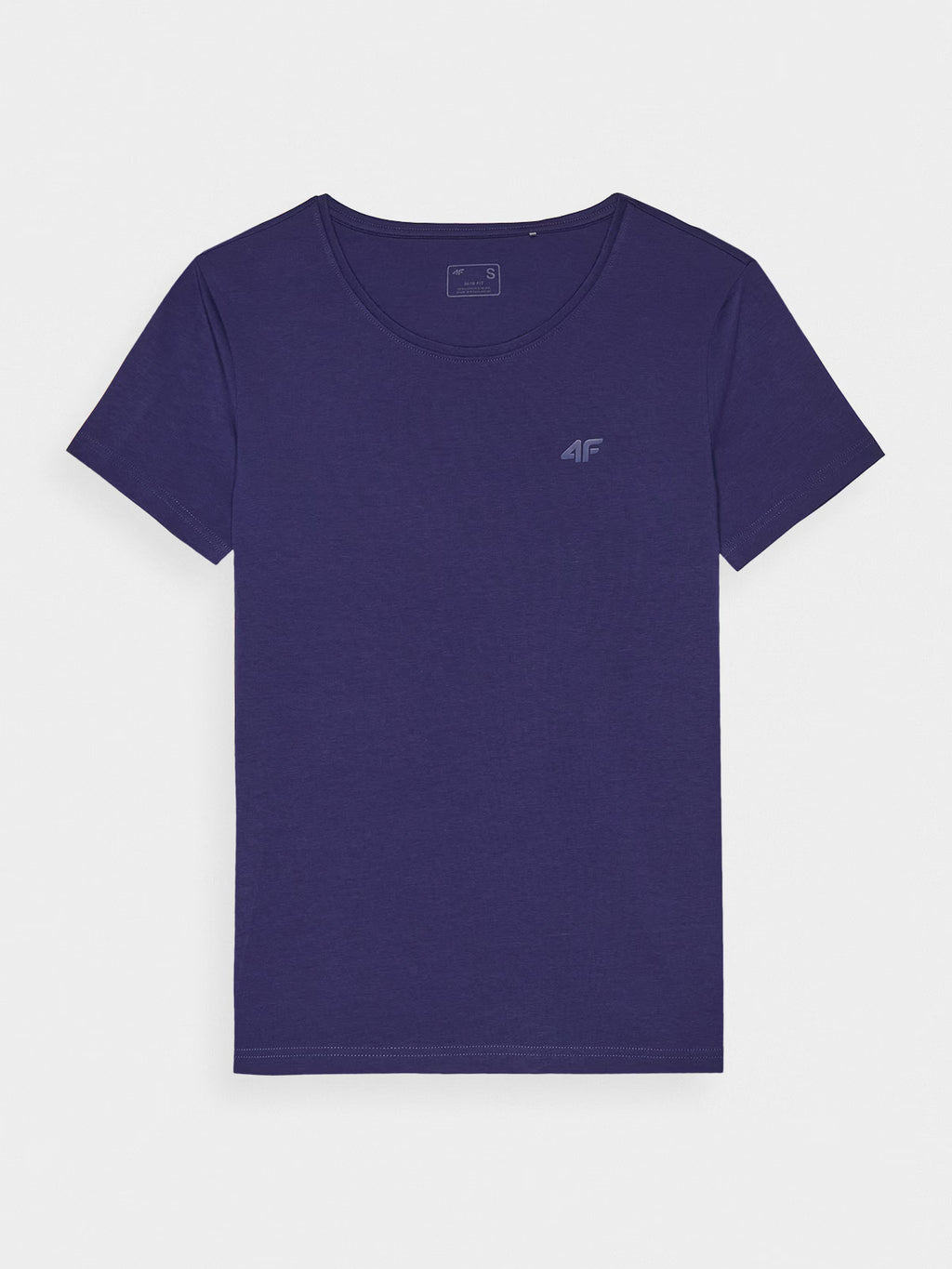 T-shirt slim gładki damski
