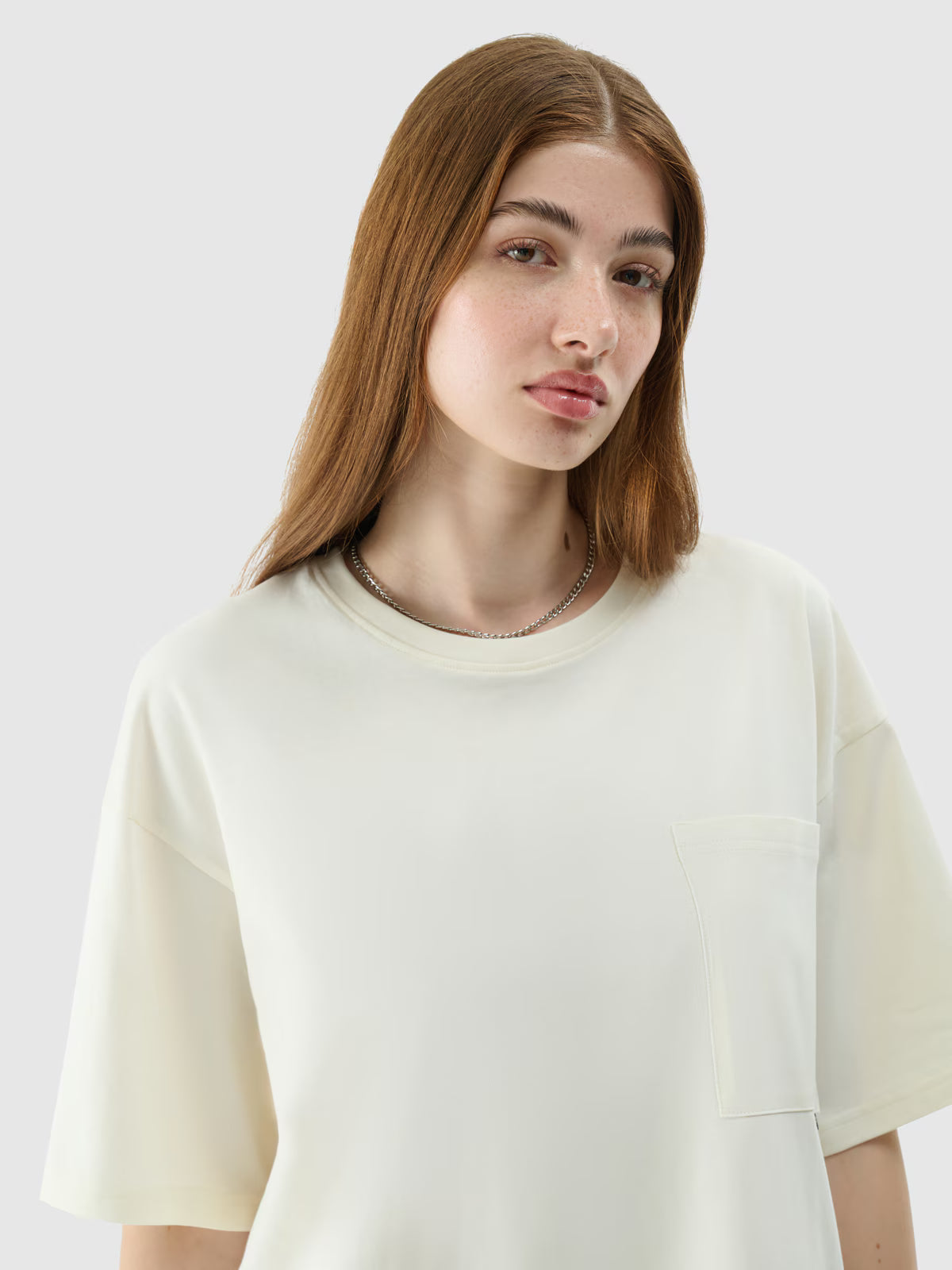 T-shirt oversize gładki uniseks