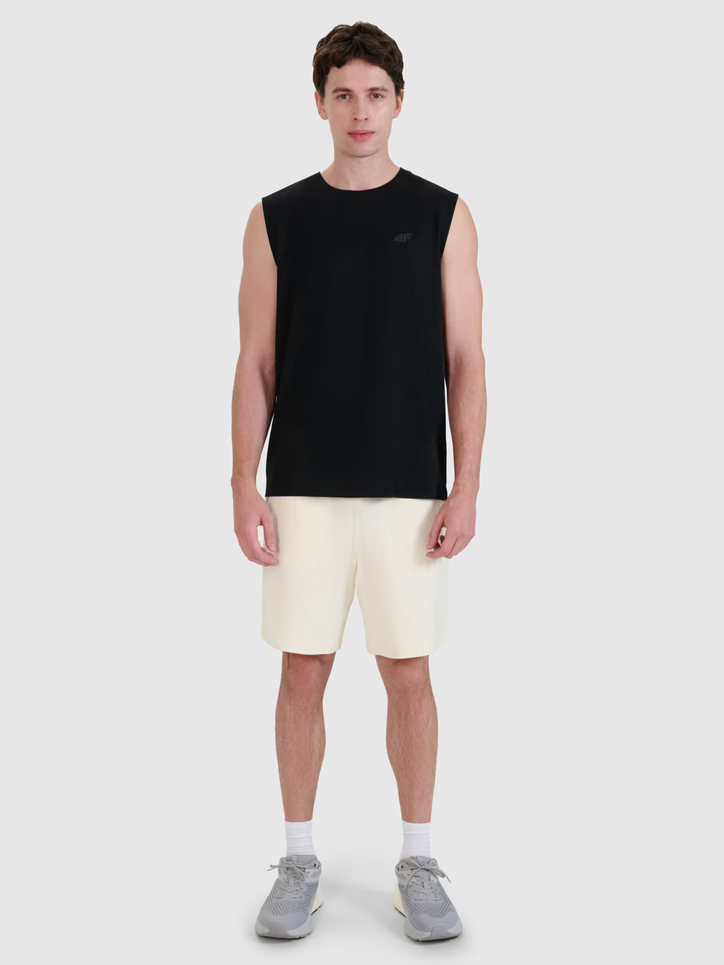 Tank top regular gładki męski