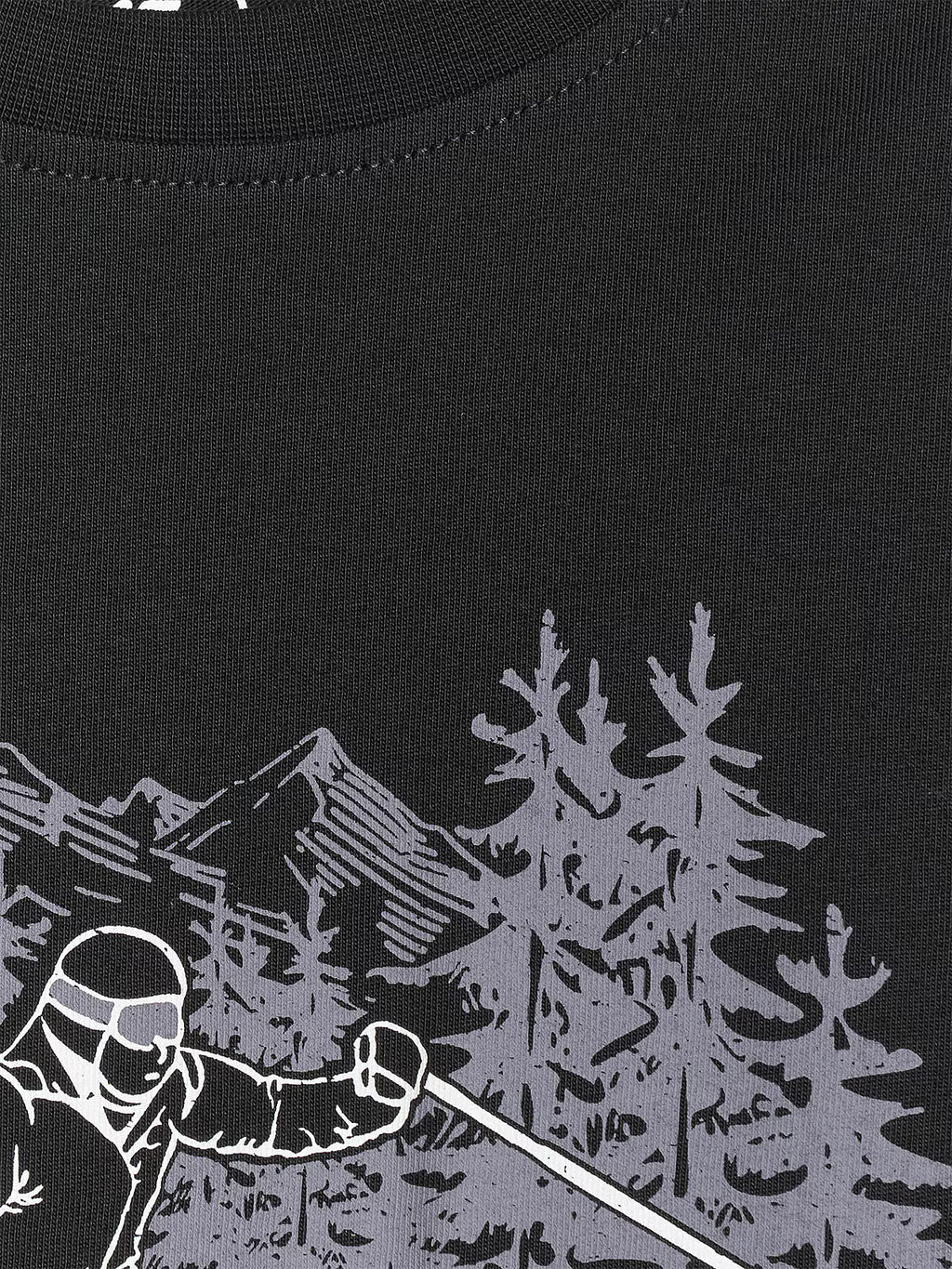 T-shirt loose z nadrukiem chłopięcy