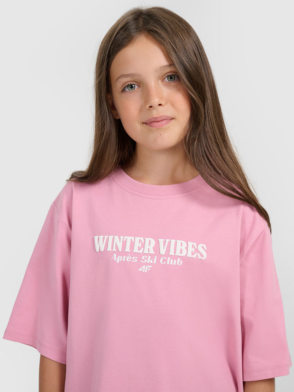 T-shirt regular z nadrukiem dziewczęcy
