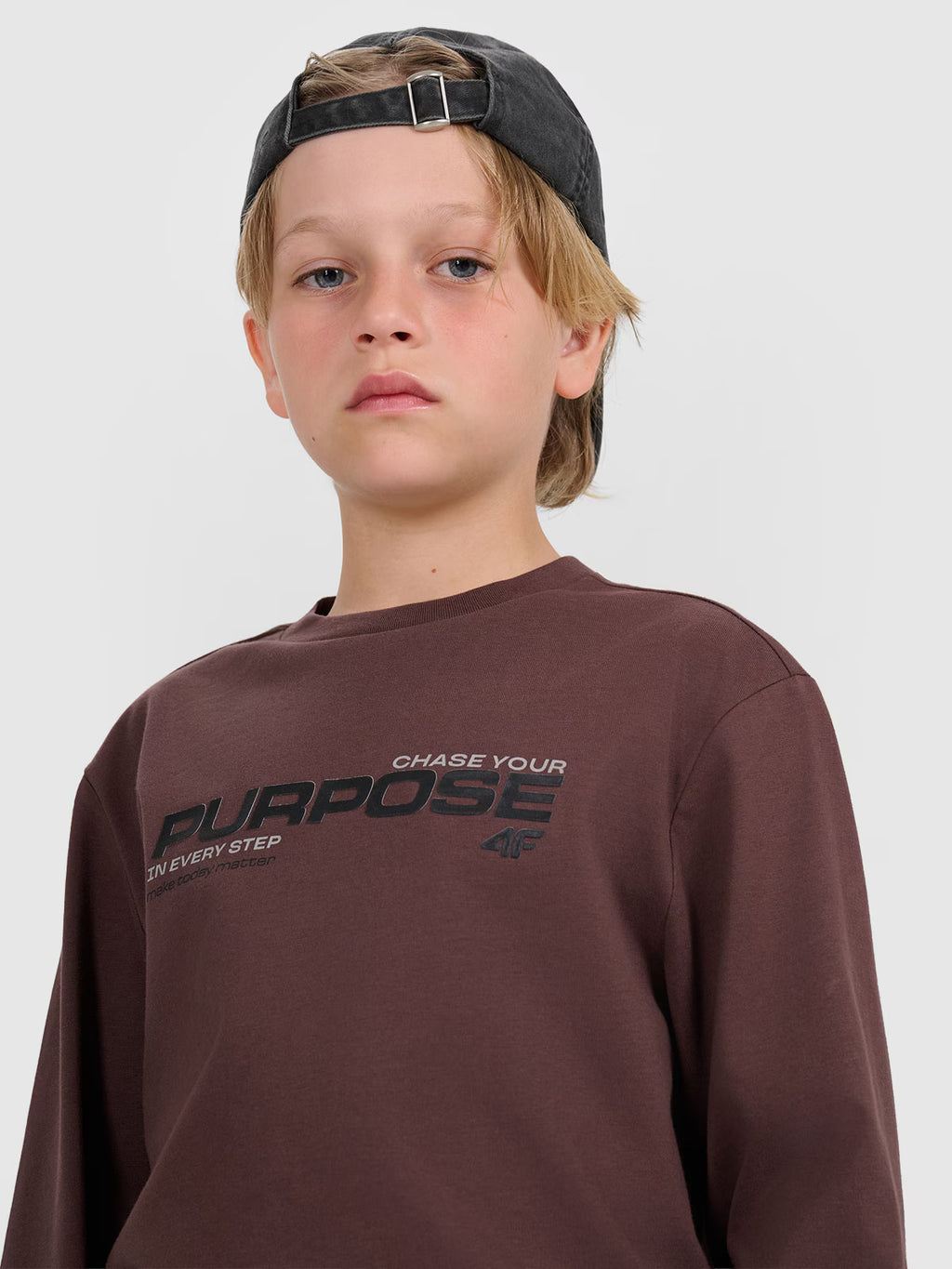 Longsleeve regular z nadrukiem chłopięcy