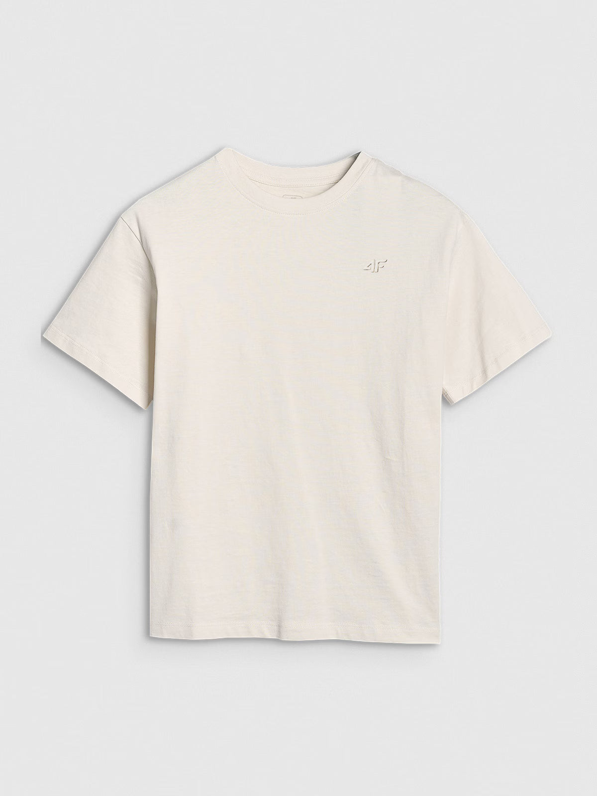 T-shirt oversize gładki dziewczęcy