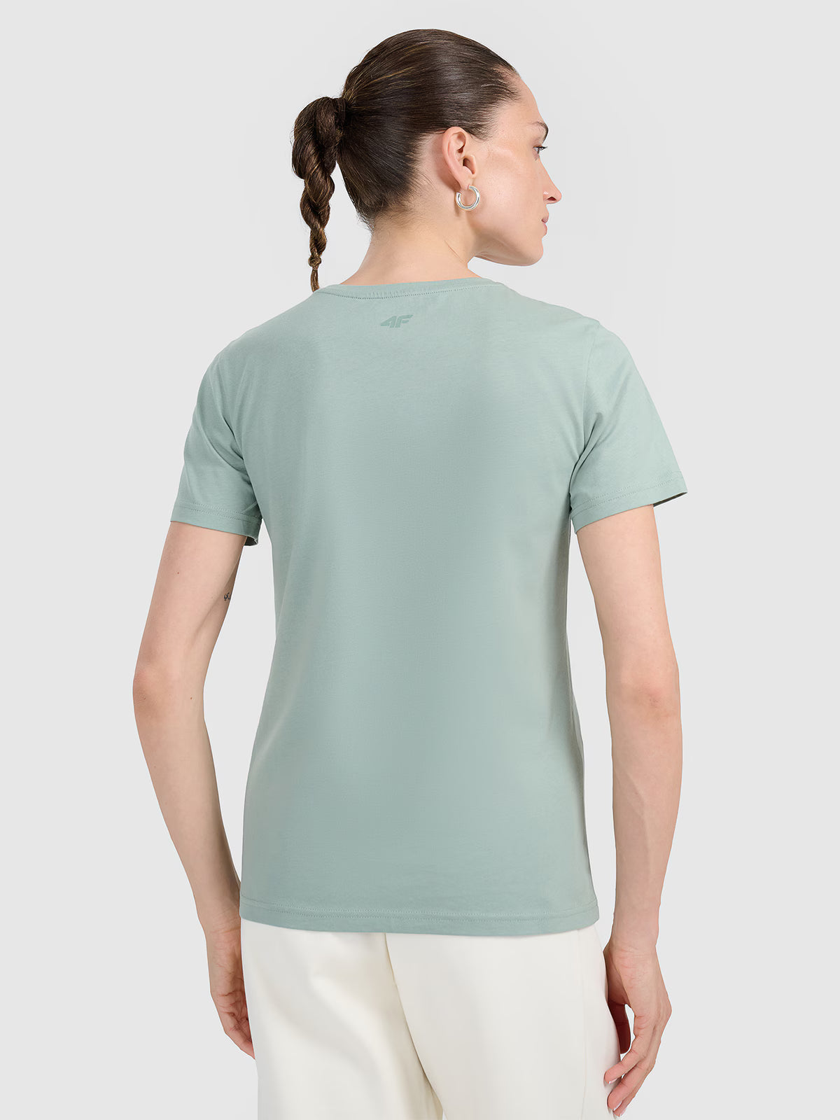 T-shirt regular z nadrukiem damski