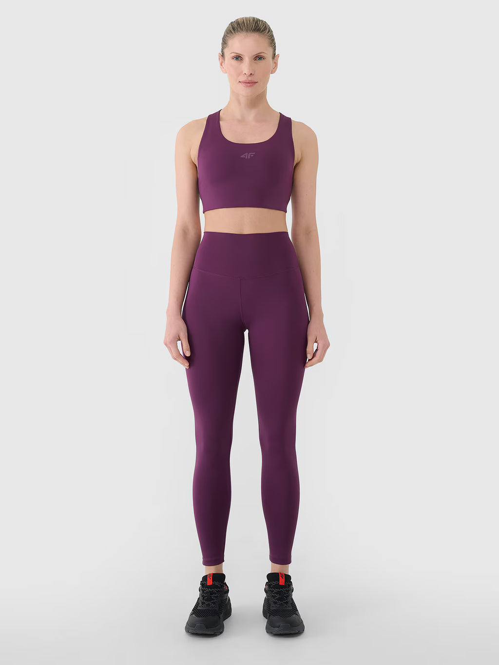 Legginsy treningowe z wysokim stanem damskie